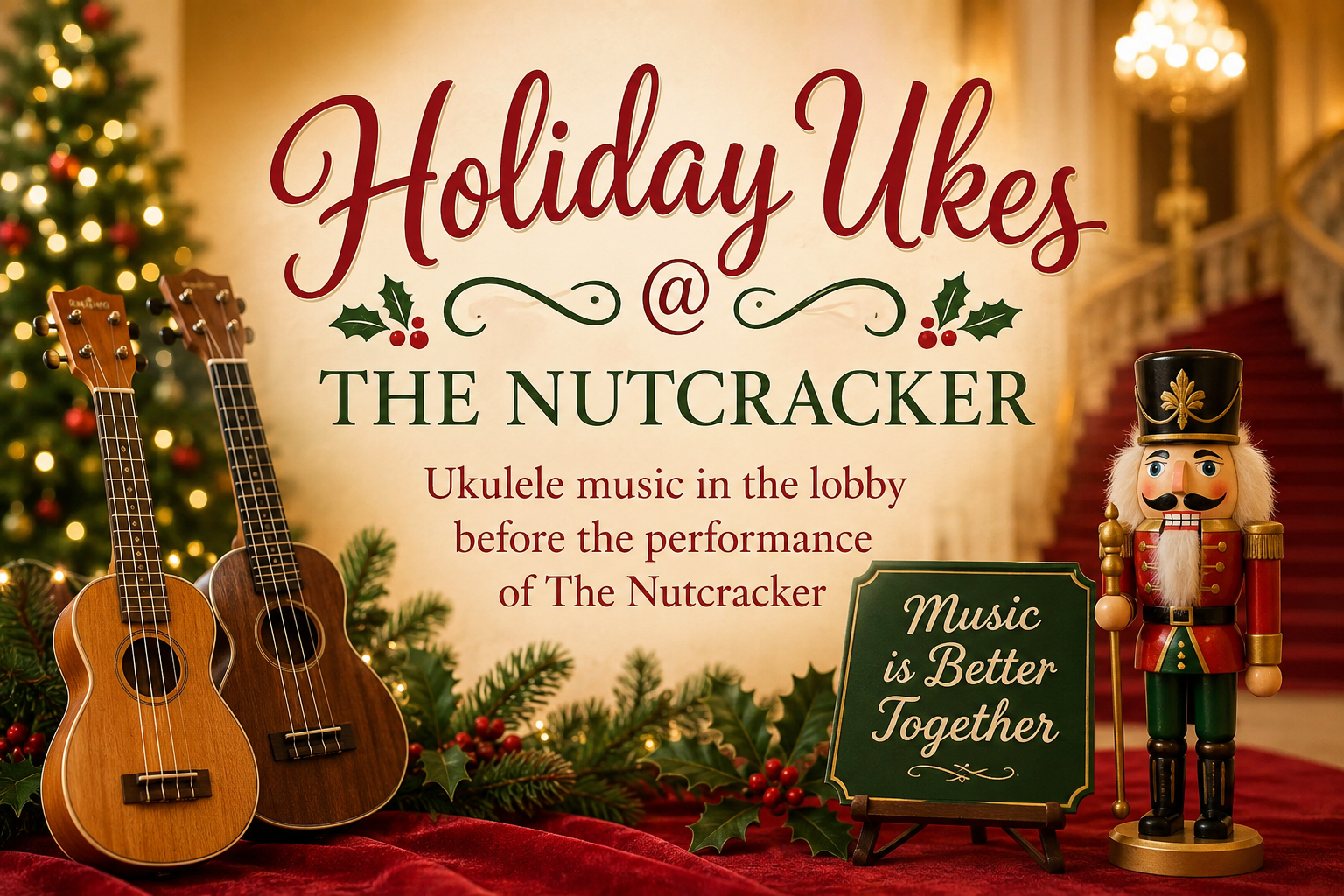 Holiday Ukes @ The Nutcracker | MEMBER ONLY