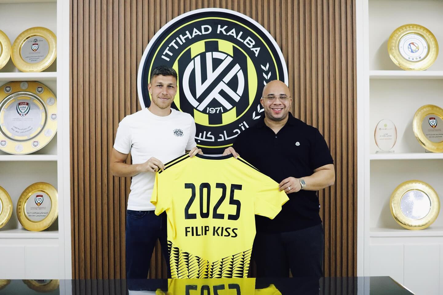Another 👆🏽 | We just extended our Defensive Midfielder / Central Defender - Filip Kiss of Ittihad Kalba 🇦🇪 until 2025 ✍🏽🙏🏽 #loyalty #proud #godisgreat #thankful