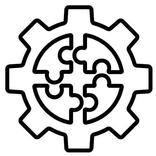 Cannabis and hemp supply-chain and logistics consulting icon for sourcing, transport planning, warehouse flow, and distribution systems..