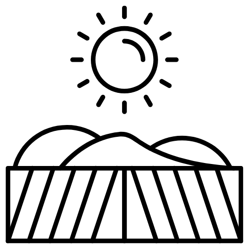 Cultivation and field operations consulting icon for cannabis and hemp acreage planning.