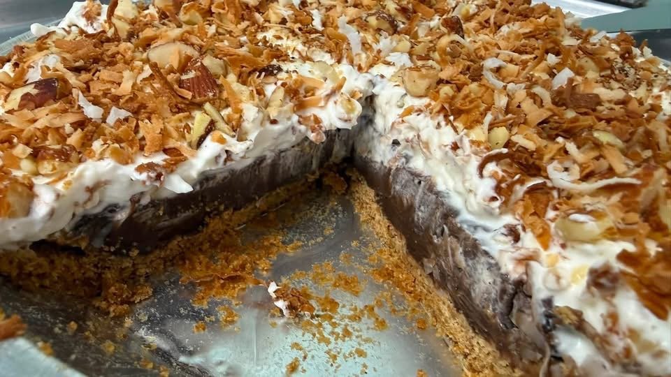 Almond Joy Chocolate Pie