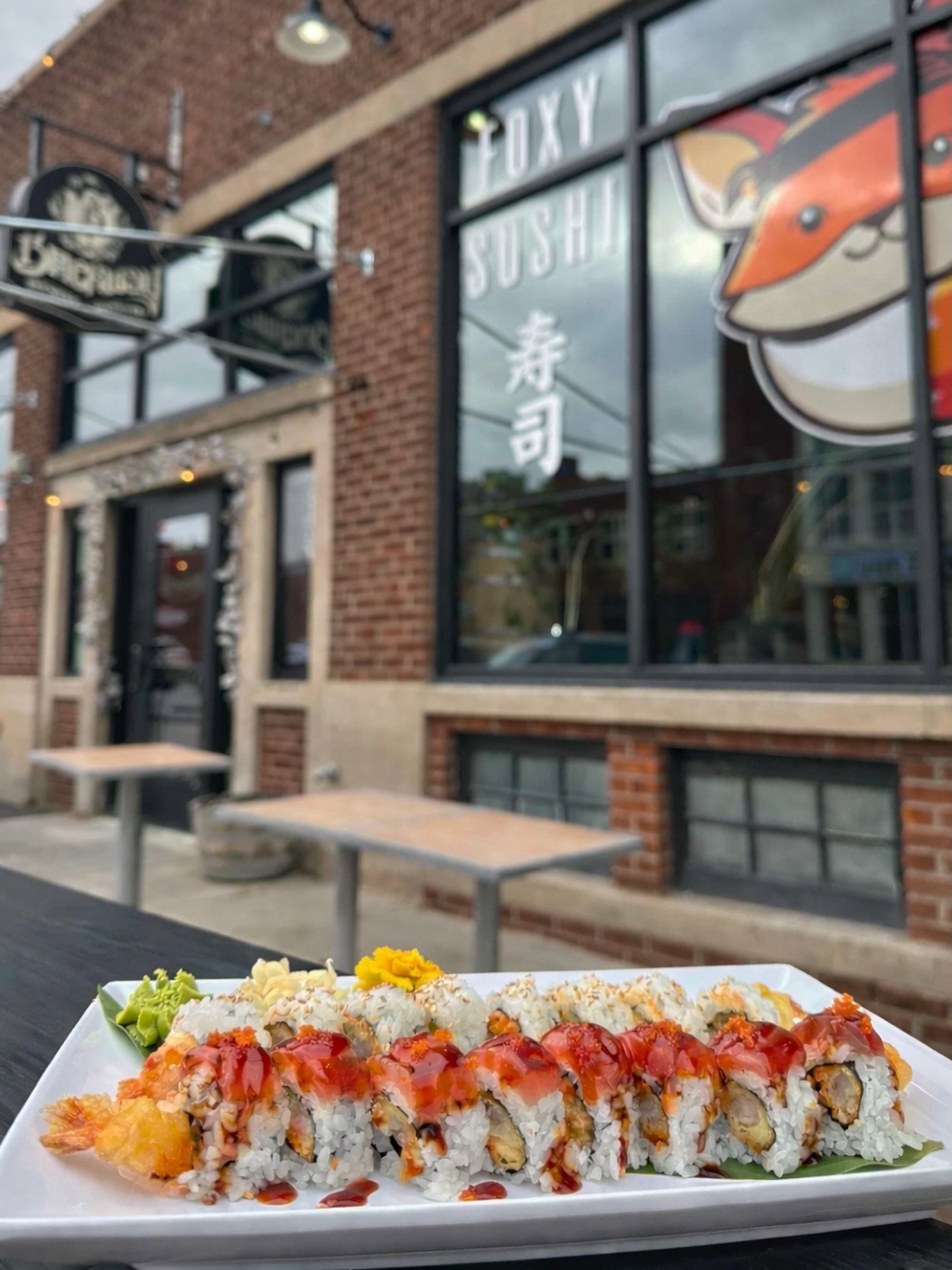 The answer is always sushi&hellip; 🍣🍻

#SupportLocal | #DrinkLocal | #DrinkBrickway | #FoxySushi
