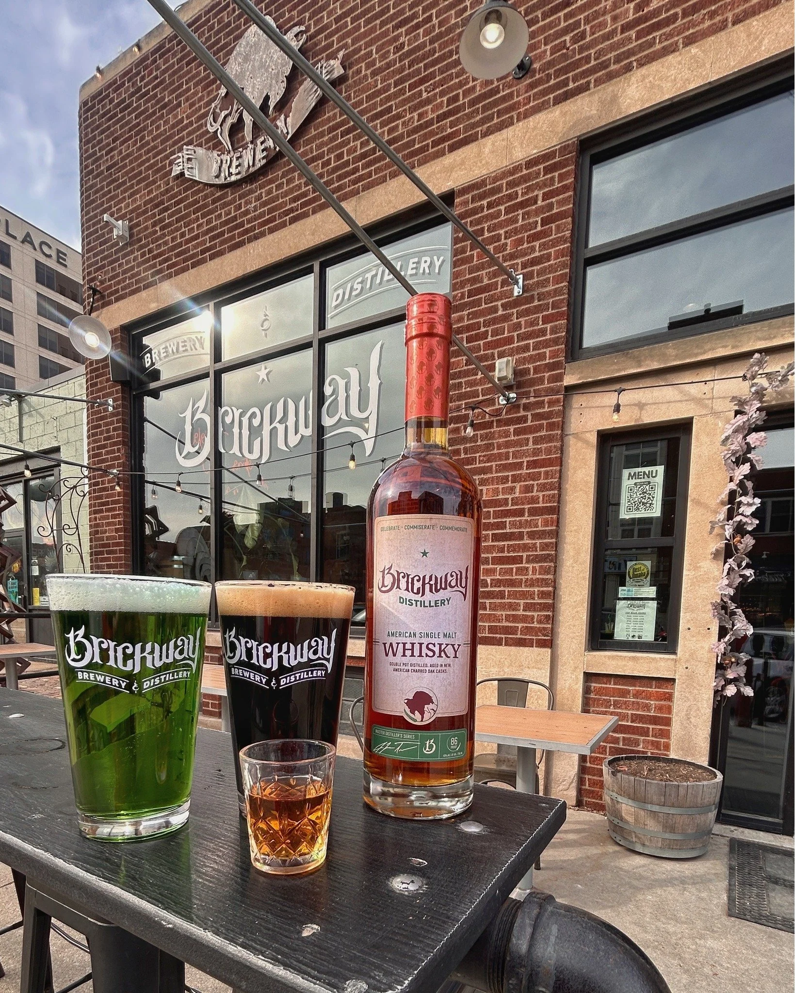 March Madness at Brickway...

Green pours.
Nitro stouts.
Black &amp; Tans.
Irish coffee energy.
Whisky (including our Irish-ish, of course).

We're going all in this month.
More details dropping soon.

Sl&aacute;inte! 🍀

#SupportLocal | #DrinkLocal 