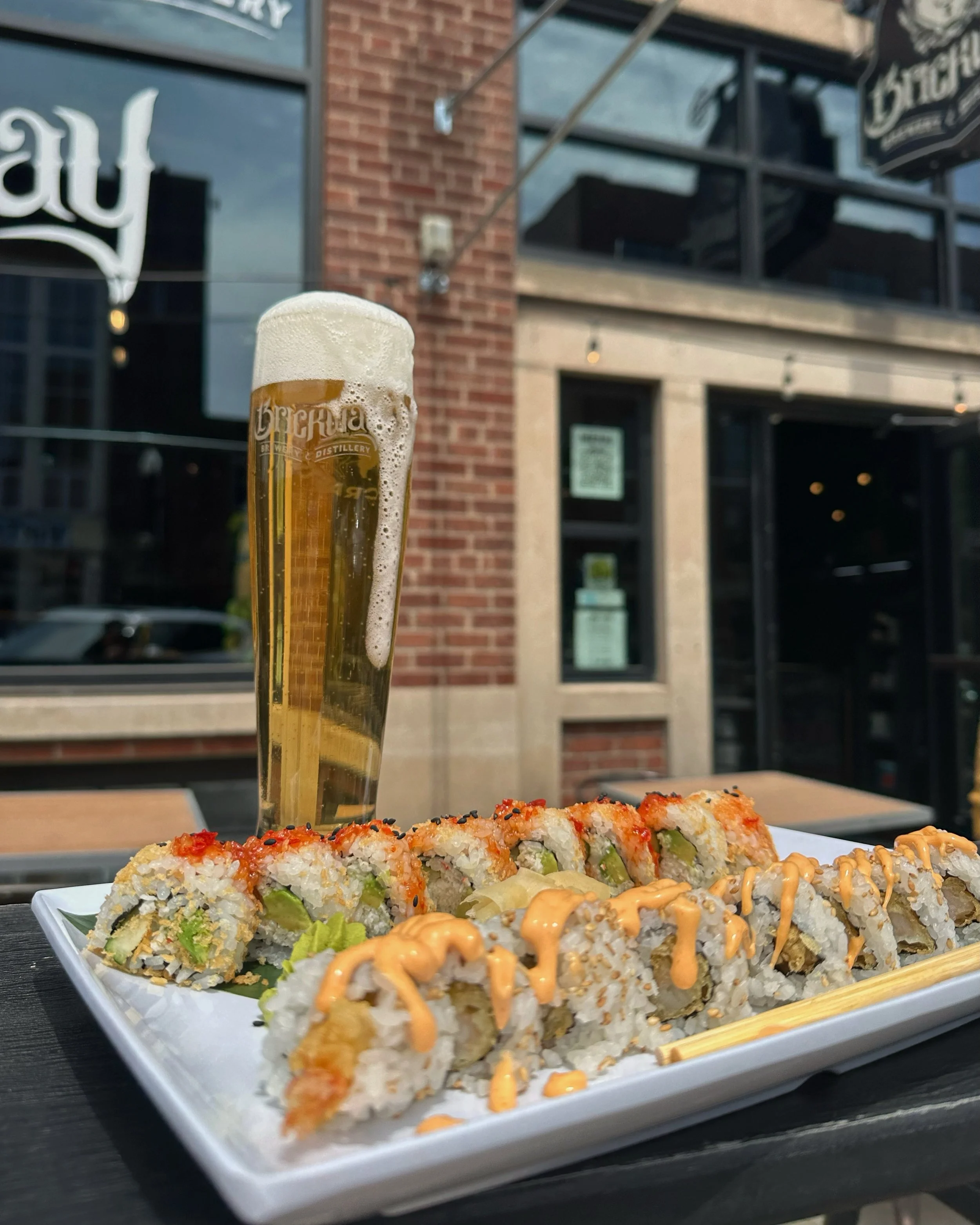 it&rsquo;s a sushi + Shiki Lager kind of Sunday&hellip; 🍣

#SupportLocal | #DrinkLocal | #DrinkBrickway