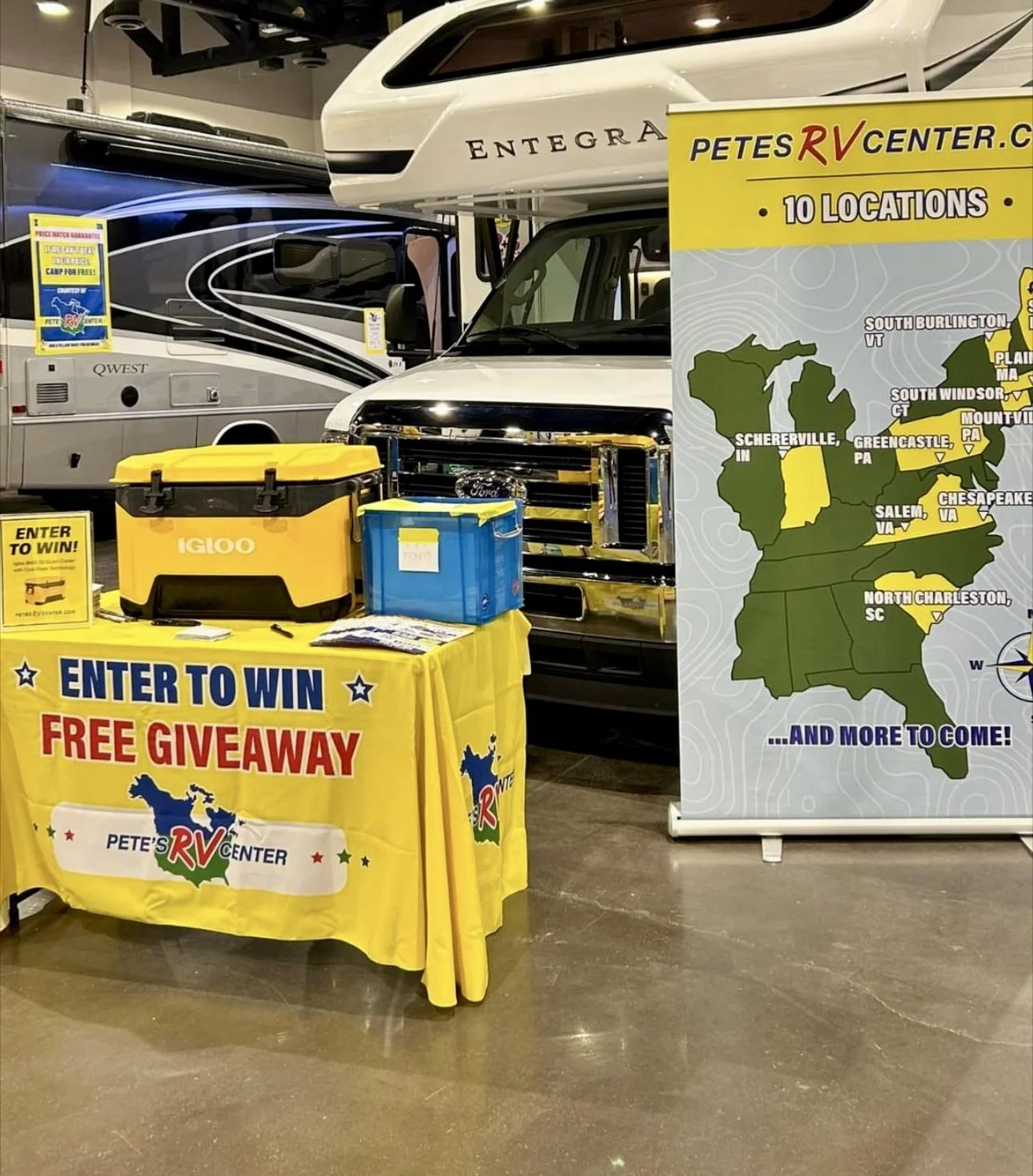 Tablecloth + Location Signage