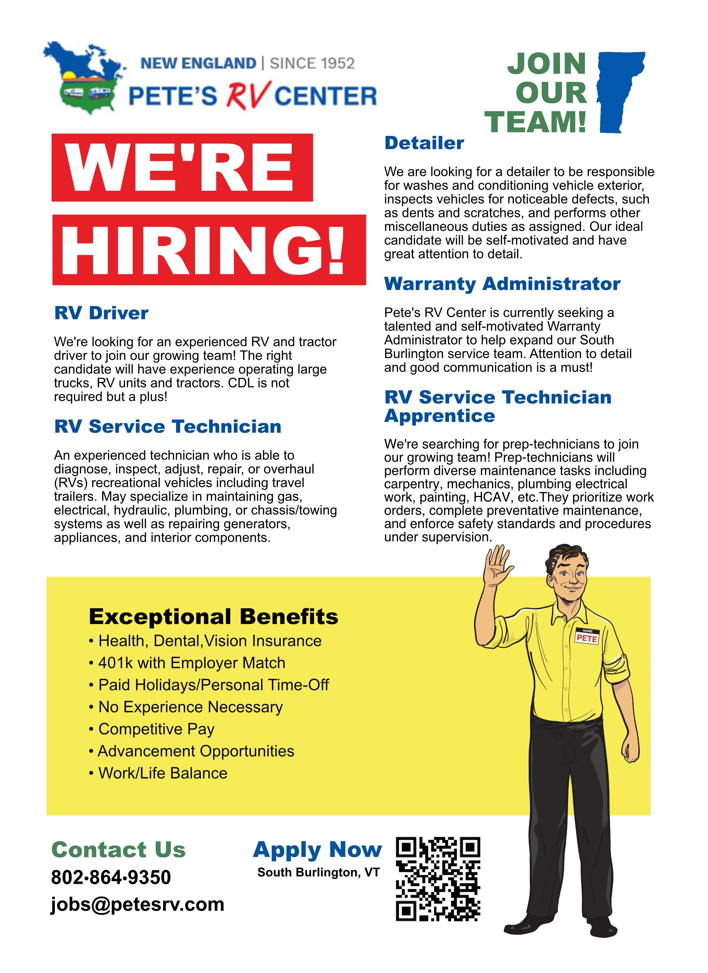 Hiring Flyer
