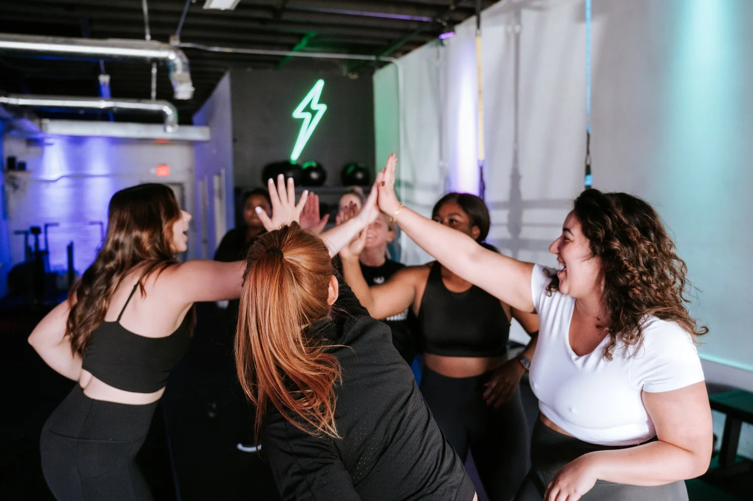 Members training together at Hustle Flow Lab