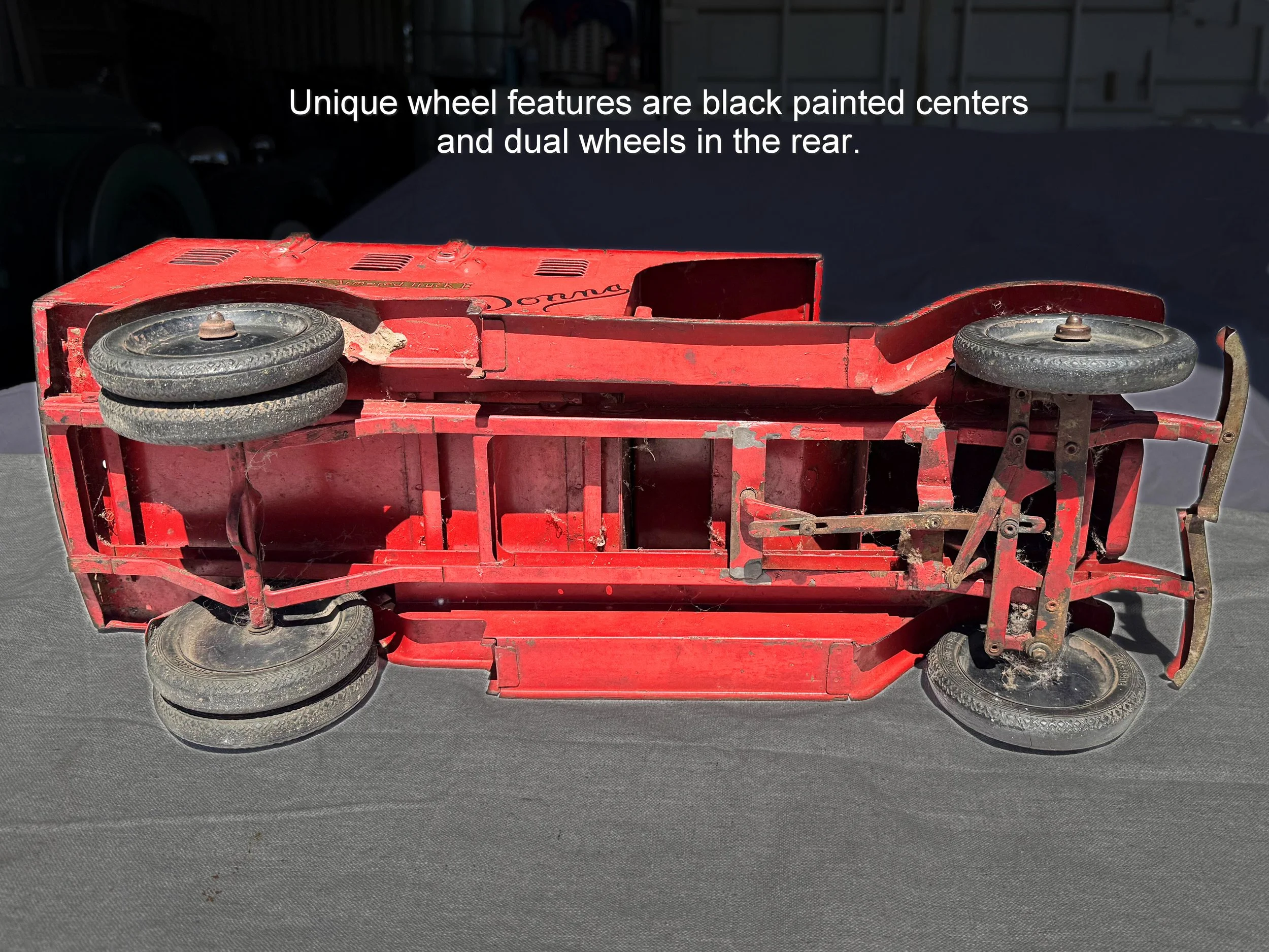 Sturditoy Ride On Armored Car Bottom View