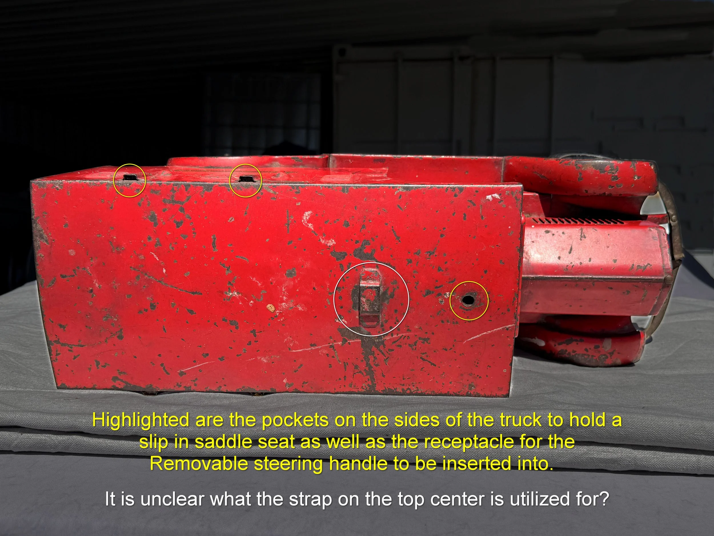 Ride on Armored Car Top View