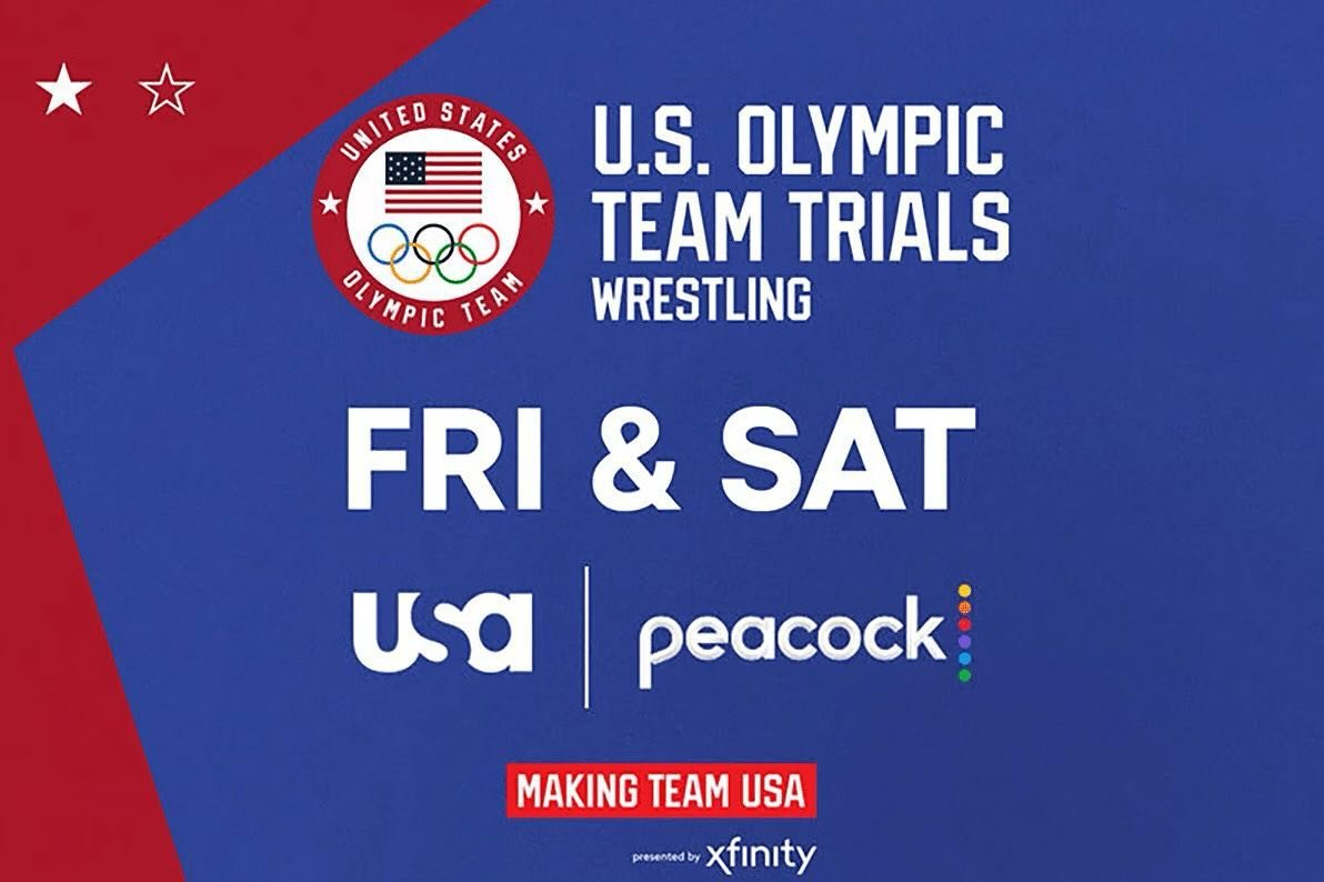 🎉🤼&zwj;♂️ Less than 24 hours until the 2024 U.S. Olympic Team Trials hit Happy Valley!🎉🤼&zwj;♂️

🎟️ are still available! Stream live on Peacock &amp; USA Network. 

You won&rsquo;t want to miss out!🔵⚪️🔴#OlympicTeamTrials #Wrestling #HappyValle