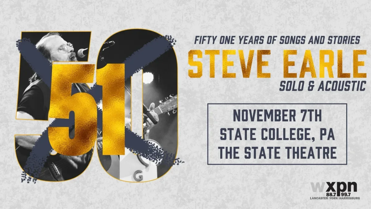 Steve Earle - 51 Years of Songs & Stories with special guest Chris Pierce