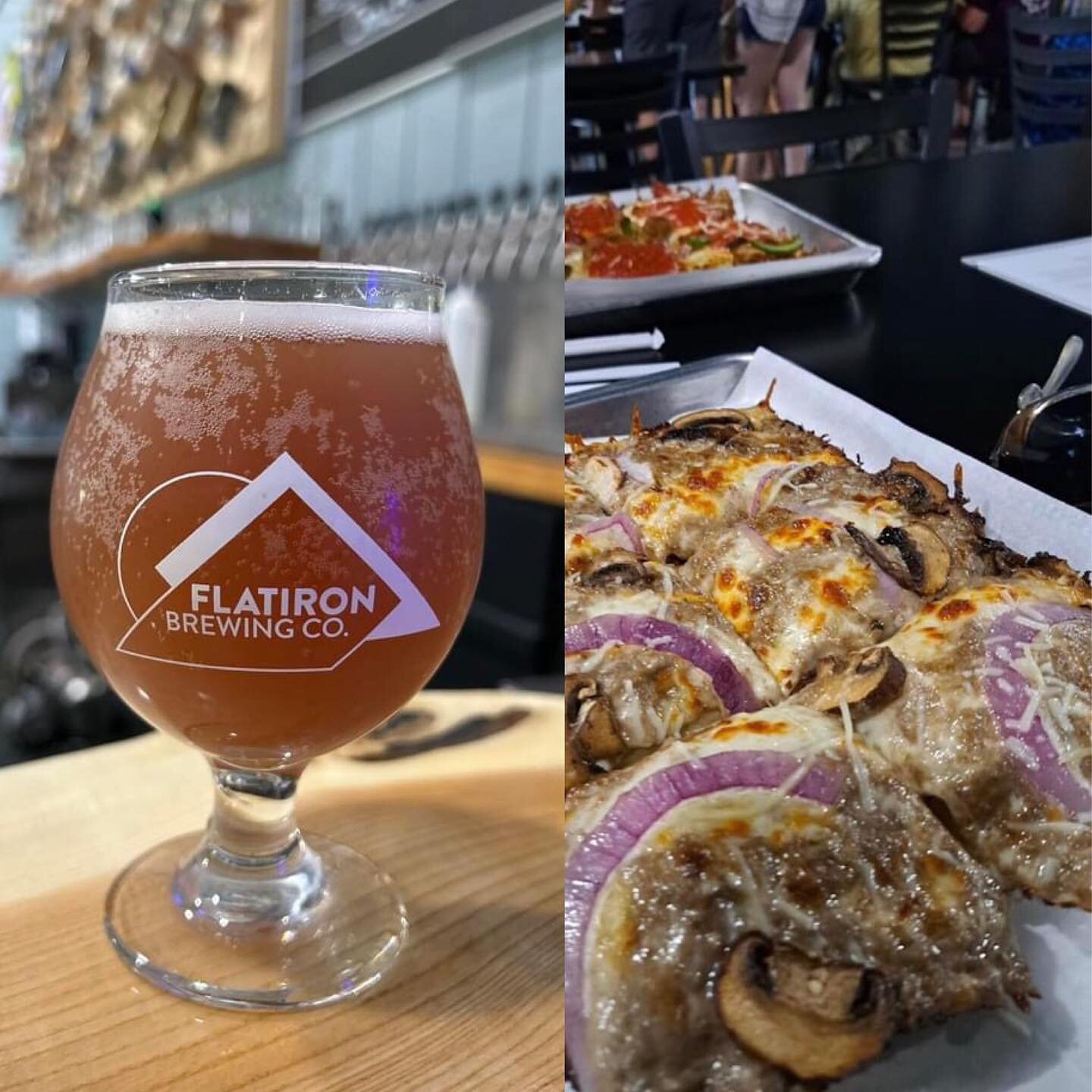 🤩 Just Tapped 🤩

Raspberry Pale Ale
A smooth, easy drinking ale accompanied with a light raspberry aroma and a burst of flavor that will surely quench your thirst.
🌞🌞🌞🌞🌞
Try our All About the Mushroom pizza as a compliment to this delicious su