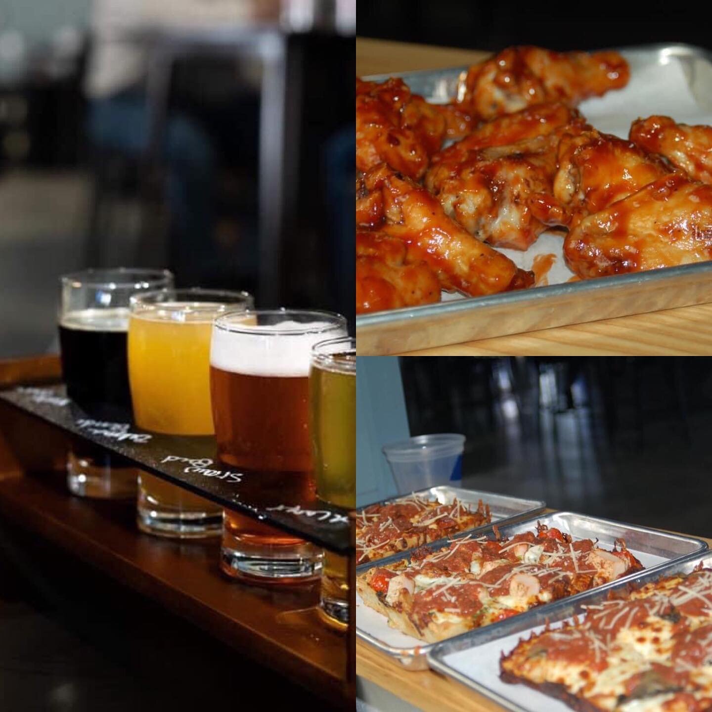 It&rsquo;s the ultimate trifecta:  cold beer, lip-smacking wings and delicious pizza! 🍻🍗🍕Join us for a taste bud party tonight!  #yooper #thirstythursdays #craftbeerlife
