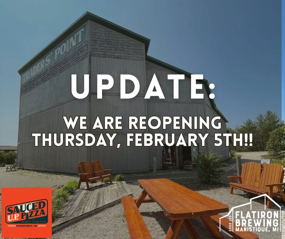 Big Update! We are excited to announce we will be reopen Thursday, February 5th. We will also have new hours with the reopen. Thursday - Friday 12p-9p, Saturday 10a-9p, Sunday 12p-9p. 🎉🎉