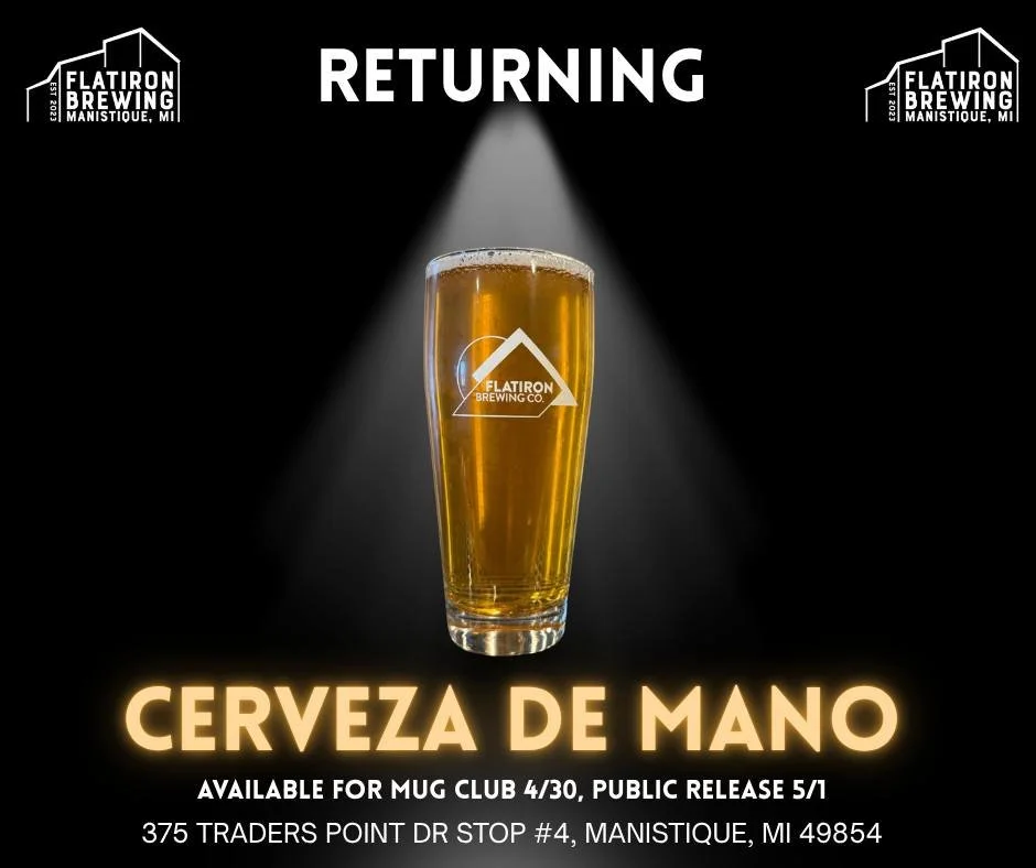 We&rsquo;re excited to announce that Cerveza de Mano will be returning to our taps soon! Just in time for Cinco de Mayo. It&rsquo;s a crisp, clean, refreshing Mexican-style lager. With Maize in the mash bill, and a hint of lime from late addition hop