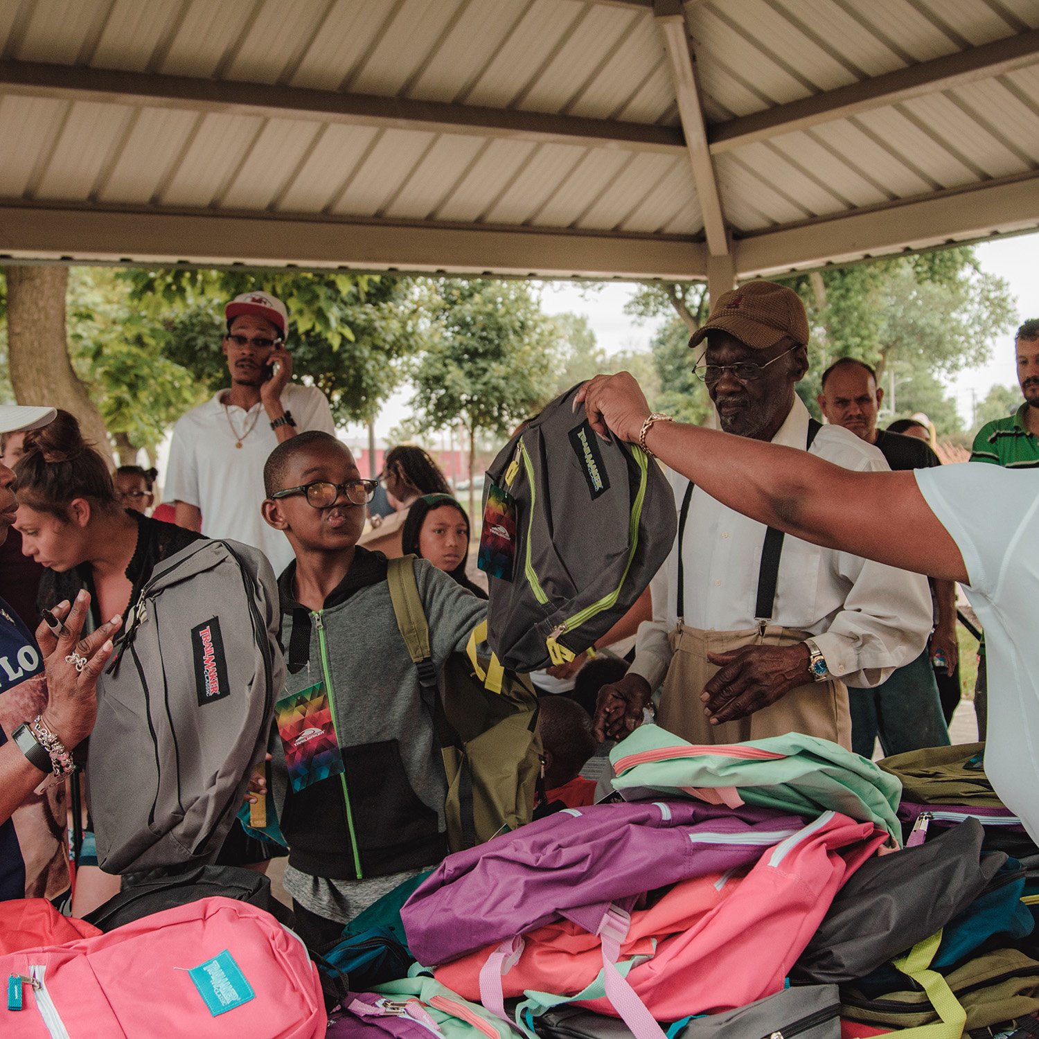 RJ Griffith and Positive Vibes Only Team Up with McConathy Public Library for Annual Back to School Bash in Sauk Village