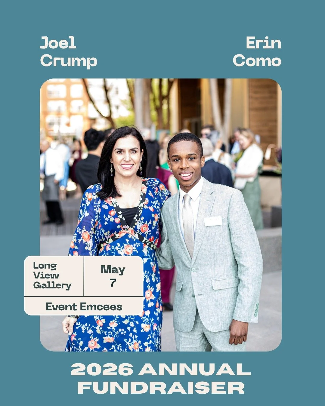 ✨ The night is coming together and we could not be more excited!

Meet the incredible people making the Emerging Scholars 2026 Annual Fundraiser one for the books!

Your Emcees:
@erinecomo of Como Media and @joelcrumpofficial, Cohort 15 Scholar and B