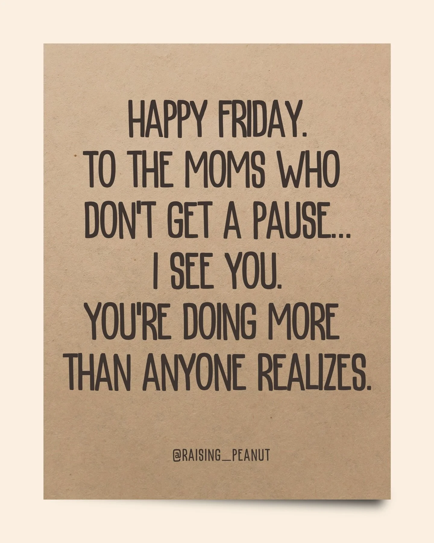 I see you ❤️

#momlife #fridayvibes #iseeyou #mom #parenting