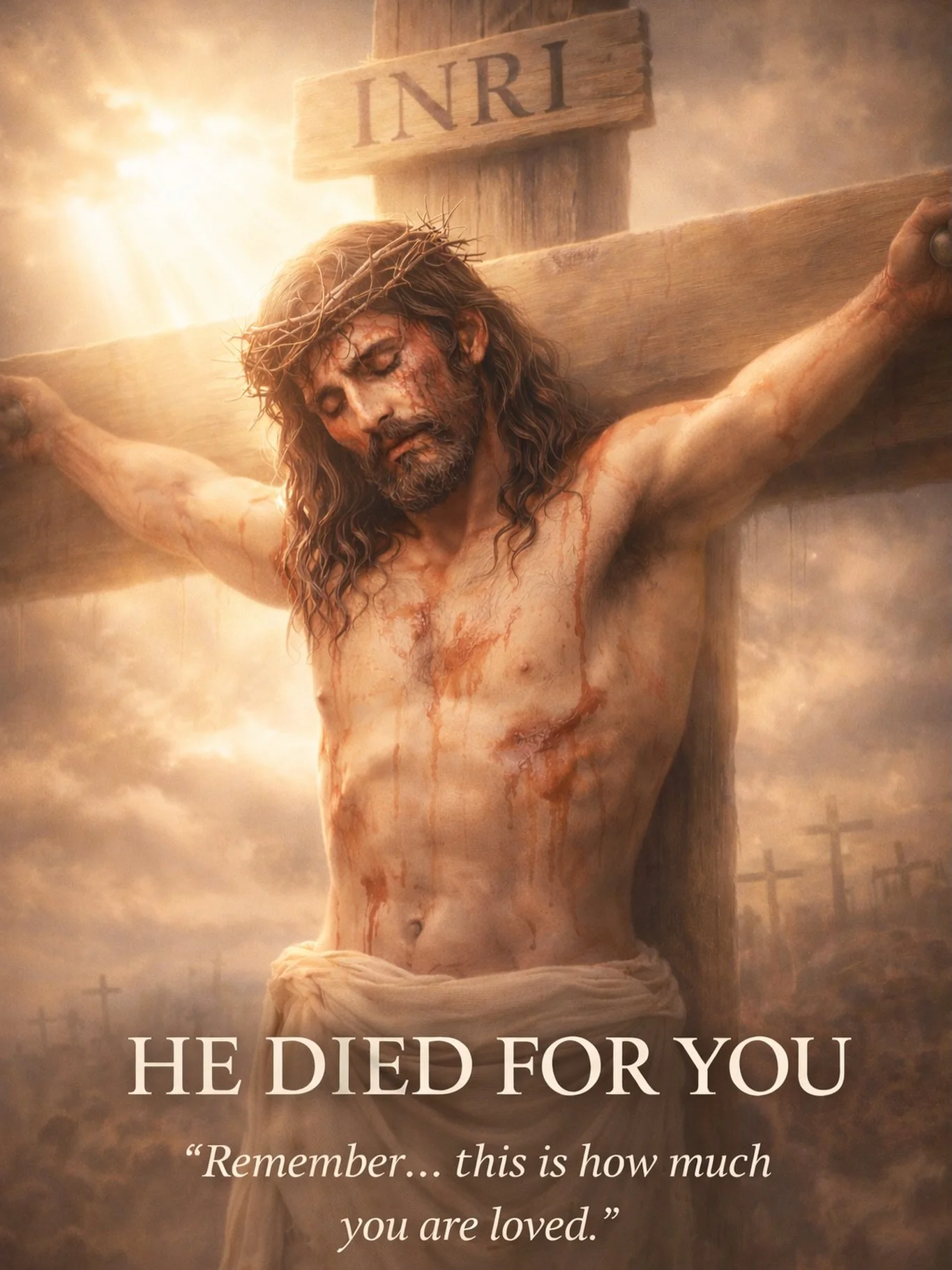 He didn&rsquo;t just die&hellip;
He chose to stay.

He could have come down.
He could have walked away.
He could have said &ldquo;this is too much.&rdquo;

But He didn&rsquo;t.

Because of you.
Because of me.
Because love held Him there.

Good Friday
