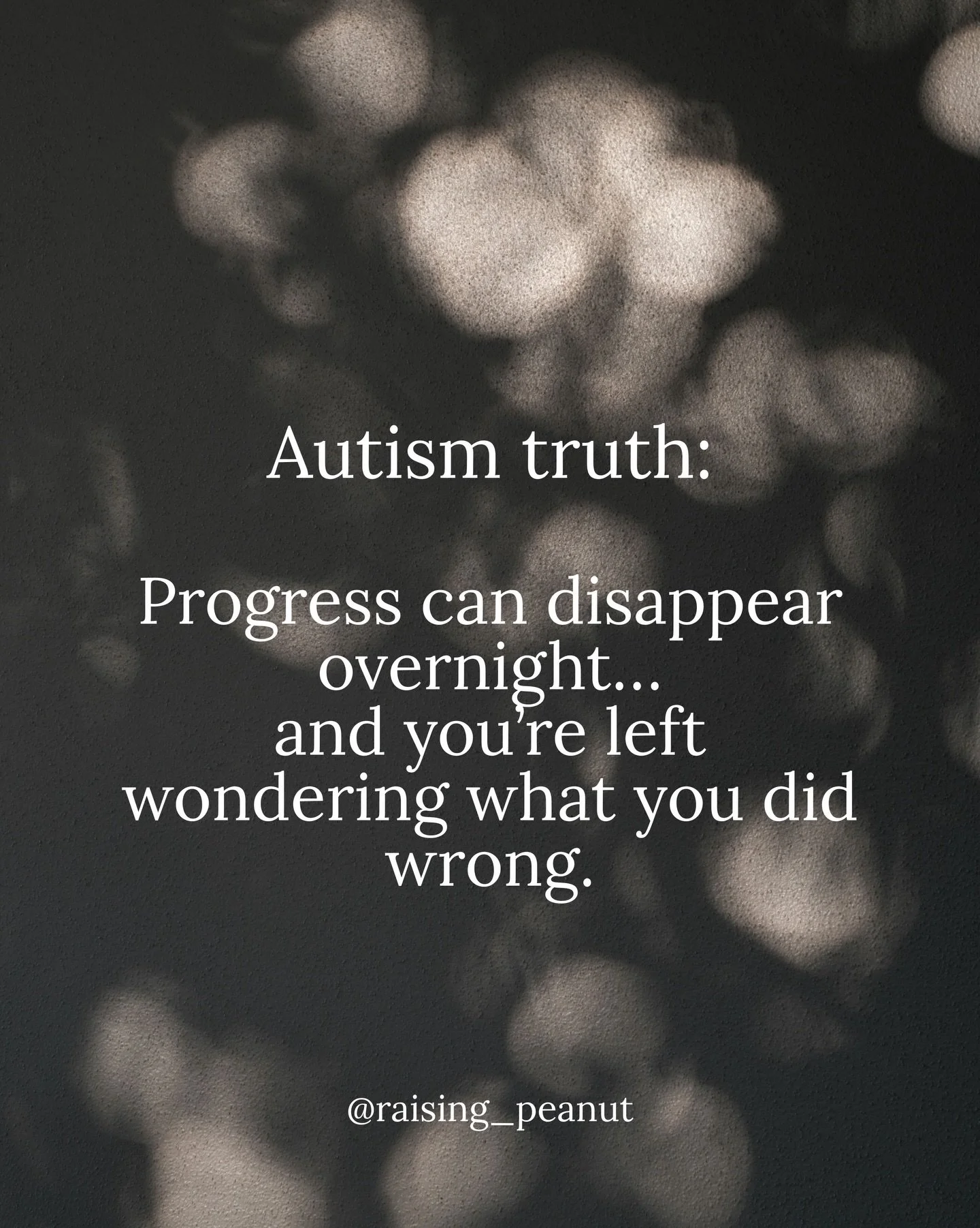 Progress disappeared again.

And just like that&hellip;
we&rsquo;re back in the cycle.

What changed?
Did we miss something?
Was it something she ate?
Something we didn&rsquo;t do?
Did we push too hard&hellip; or not enough?

You go through every det