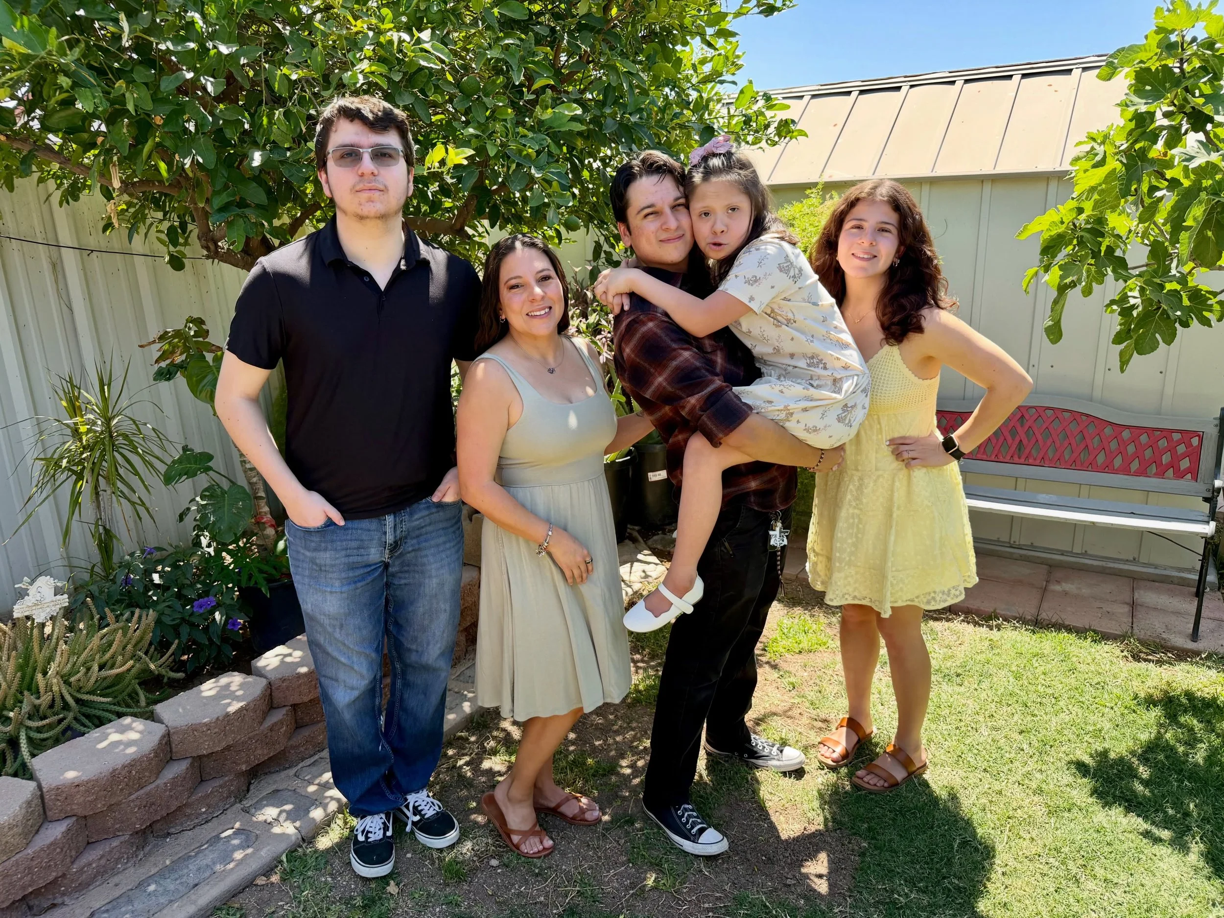 There is no greater honor than having these 4 incredible humans call me Mom. 💚❤️💙💜