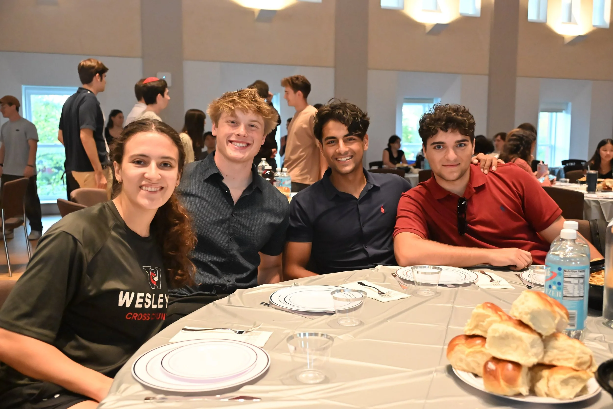 We hope to see you at Shabbat dinner tomorrow night! 

Menu: 
Homemade challah
Chicken soup with matzah balls
Shawarma chicken
Potato bourekas
Yellow rice
Israeli salad
Spicy roasted potato&rsquo;s
Garlicky green beans
Tahini brownies

Text the Chaba