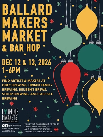 Ballard Makers Market & Bar Hop