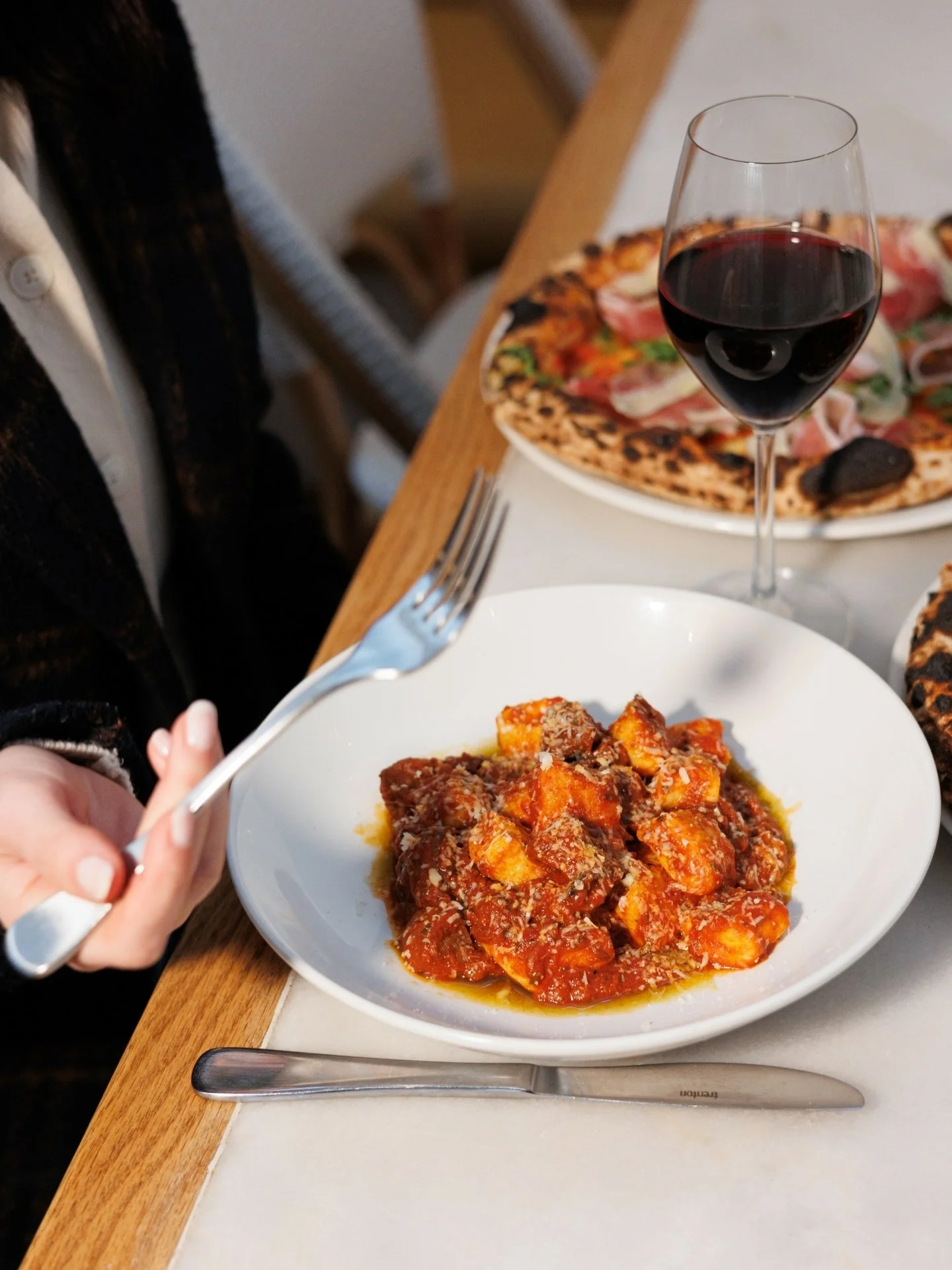 Your Wednesday night plans, sorted.

A pasta plus a glass of house Italian wine or beer &mdash; just $30.

Pasta e Vino available every Wednesday from 5pm.