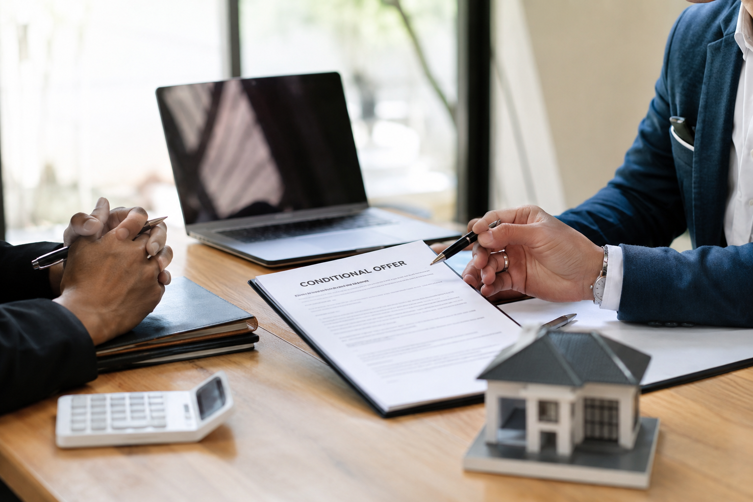 Accepted conditional offer — what buyers need to do before going unconditional