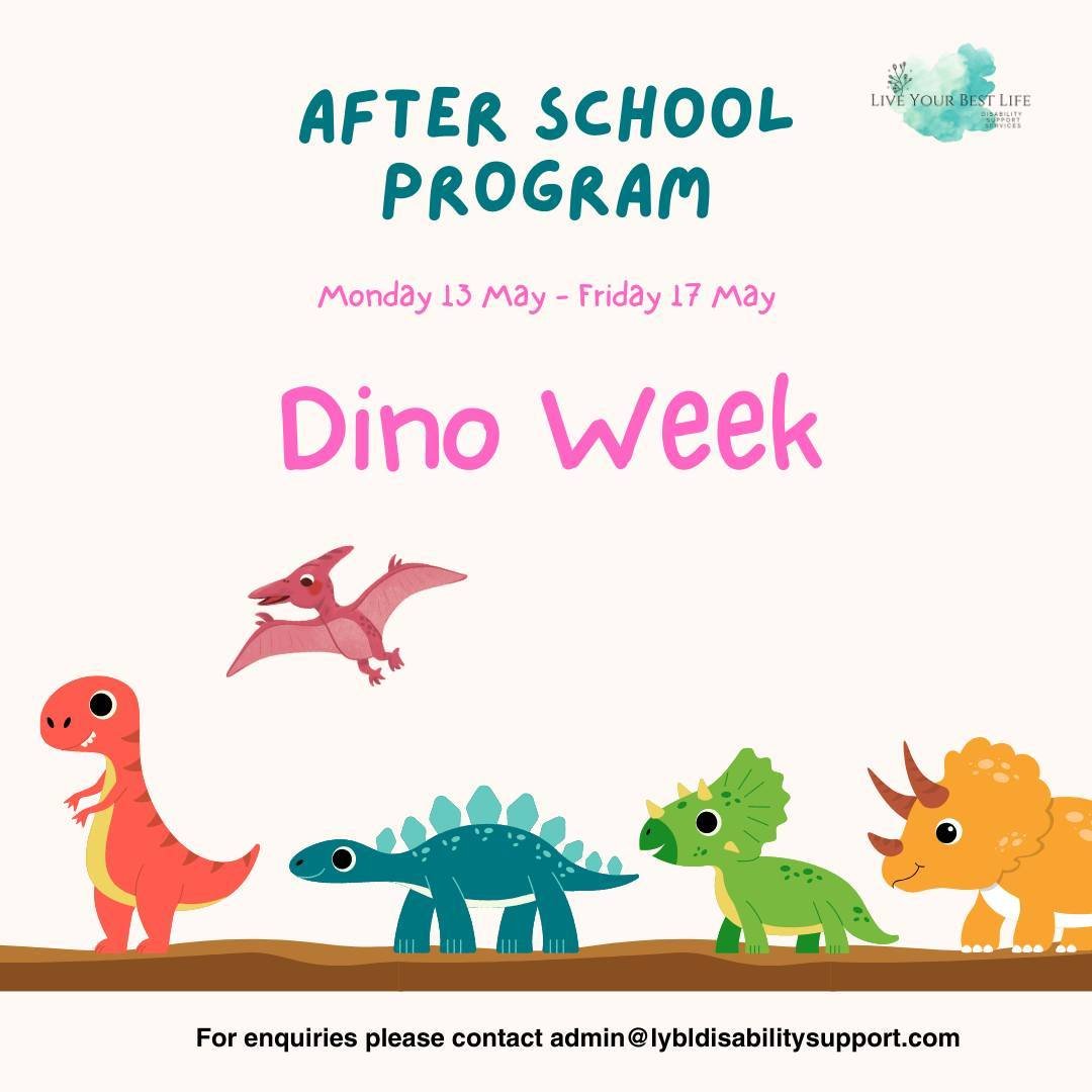 🌟 Introducing This Week&rsquo;s After-School Program Theme! 🌟

This week our After-School Program will be focusing on activities centred around Dinosaurs! 🦖 

See below what each day will look like for our participants!

🎵 Monday Musicians - 10 L