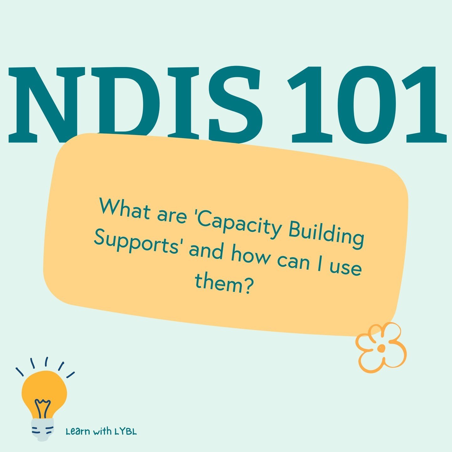 📘 NDIS 101: Your Family&rsquo;s Guide - Understanding Capacity Building Supports for Autism 📘

Hello LYBL families! In today's &quot;NDIS 101,&quot; let's explore Capacity Building Supports in the context of autism, their benefits, and how to effec