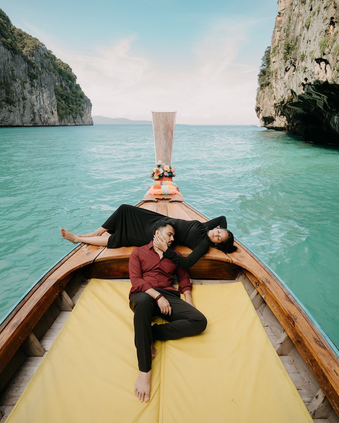 Some places are meant to be felt rather than seen &mdash; and Phi Phi Island is truly one of them. 
Every ripple of the turquoise water, every salty breeze, and every stolen glance tells a story of love, freedom, and endless dreams.
Here, surrounded 