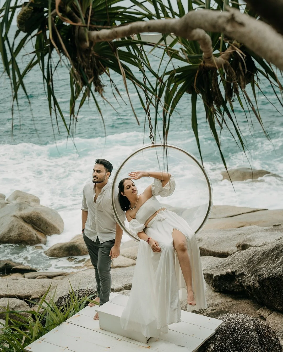 Lost in love, found by the sea.
Mahi &amp; Kishan&rsquo;s pre-wedding shoot &mdash; where every glance tells a story, and every touch holds a promise ❤️

#MahiWedsKishan #PreWeddingShoot #BeachVibes #CoupleGoals #ForeverStartsHere #WavesOfLove #Kewal