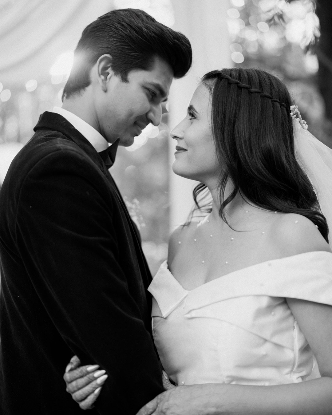 A surprise woven with love, elegance, and emotion.

Tejas turned a simple day into a beautiful memory for Nishi &mdash; a dreamy Christian-style setup, a heartfelt walk down the aisle, and moments filled with pure joy. From nervous smiles to happy te