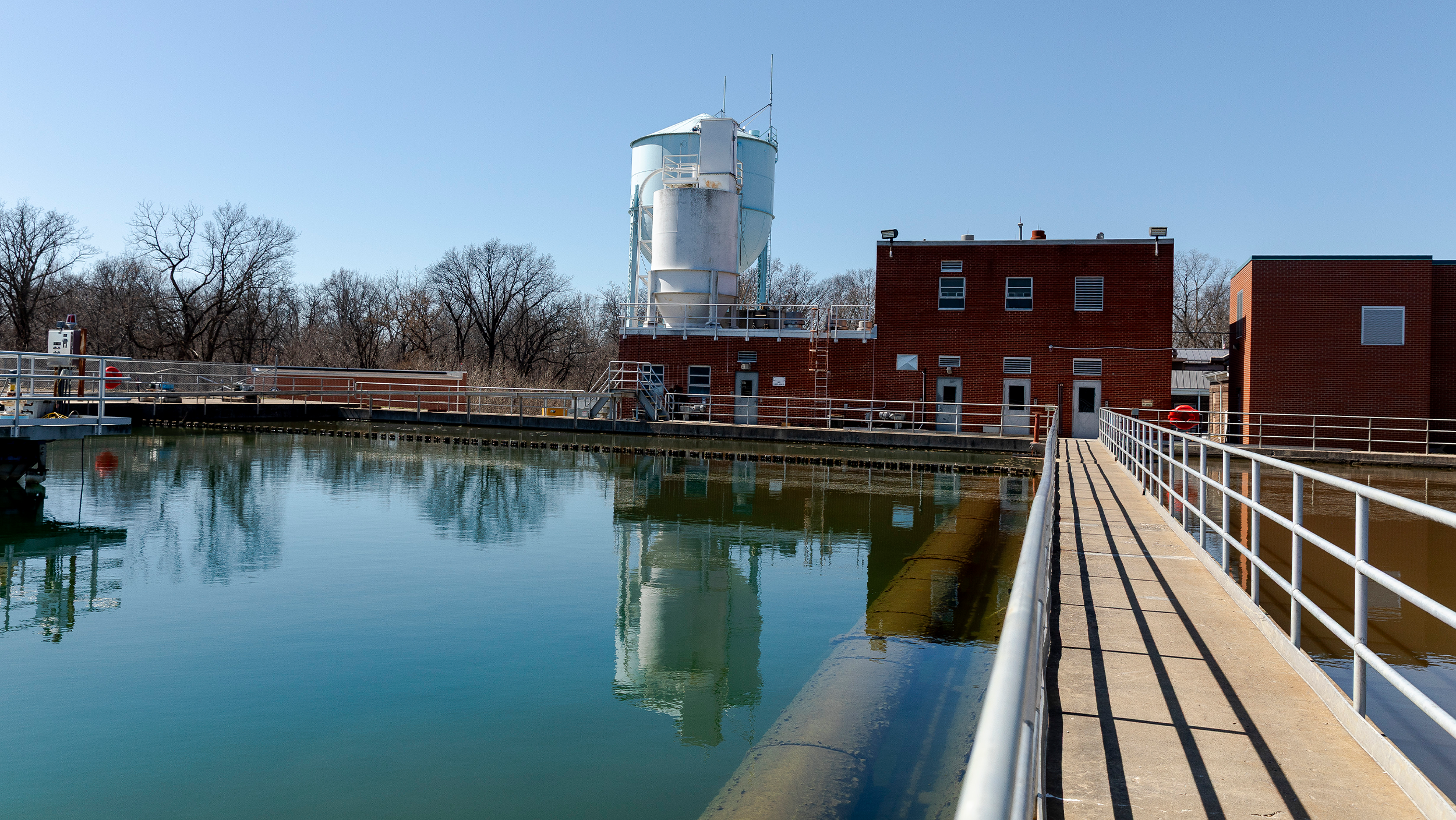 The Hannibal, Missouri water treatment plant