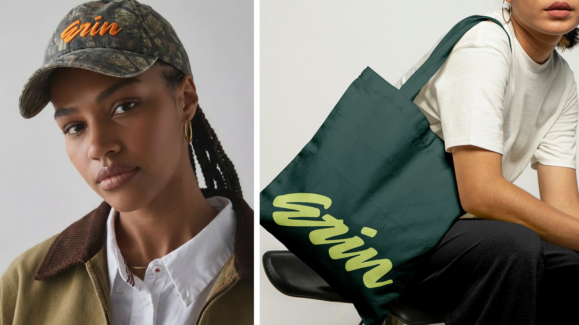 Erin cap and tote bag