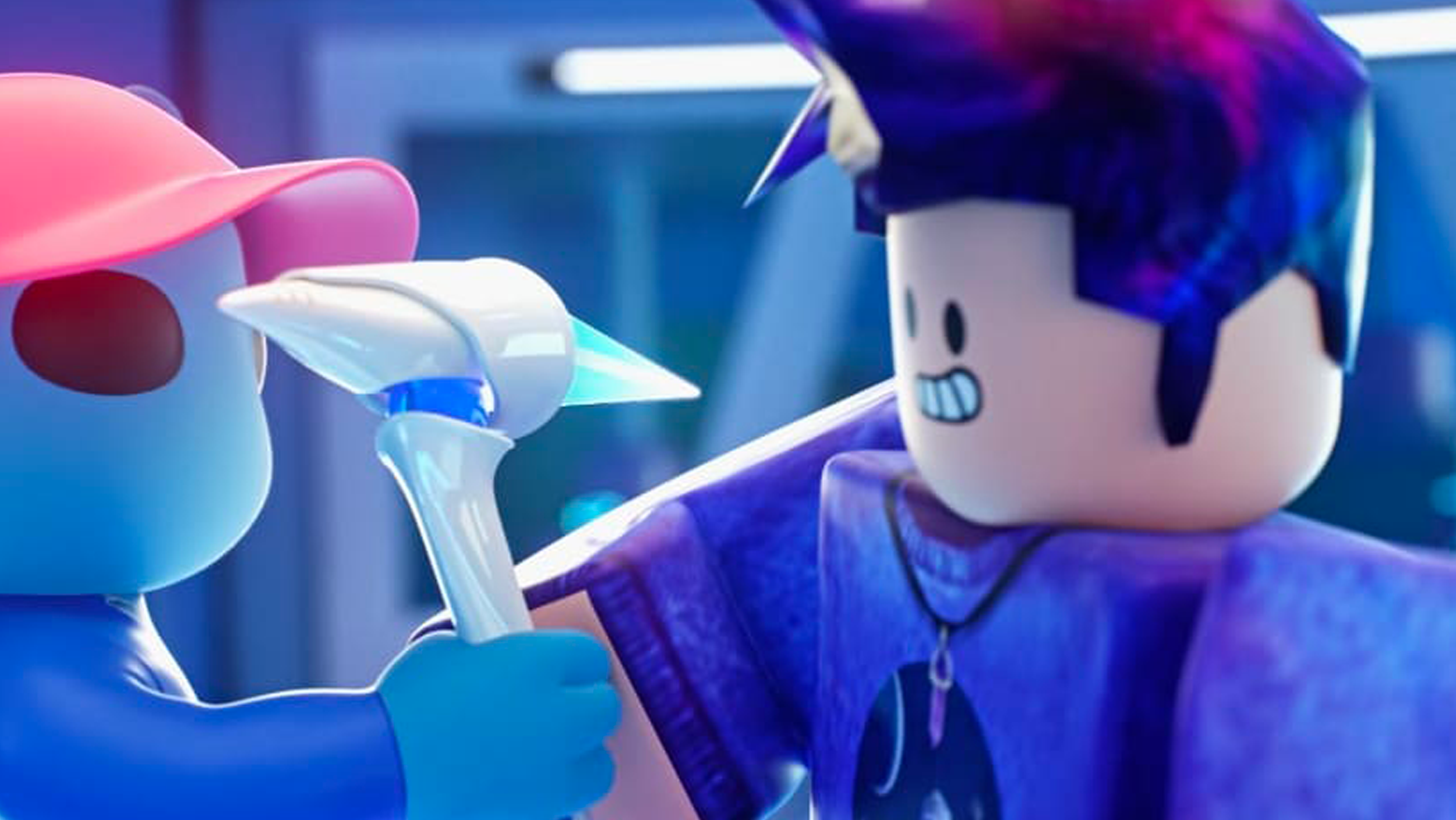 Roblox characters in Space Tycoon