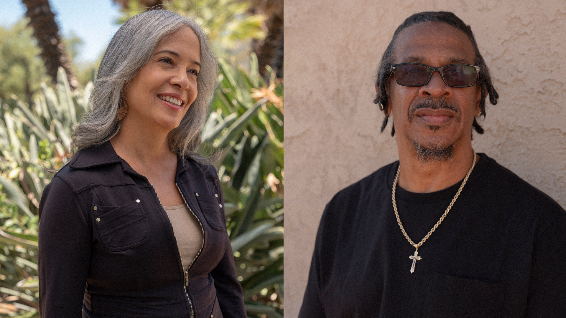 Portraits of two Perfected clients