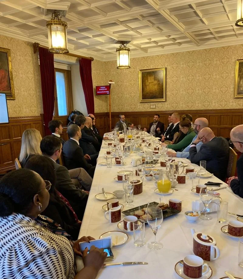 Breakfast briefing with senior public sector leaders in a private setting