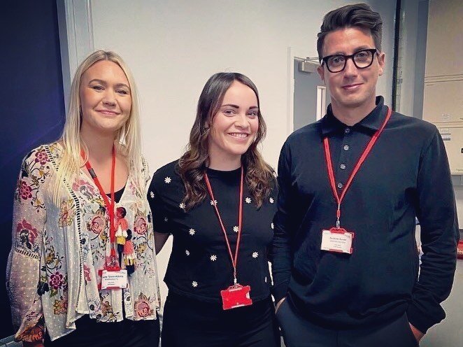 We spent the day with @hayley.tysonadams, the BBC Academy and @northeastscreen at local colleges in the north east, screening our @bbcthree Therapy: Tough Talking film. So great to show the film directly to people who may benefit from seeing it, now 