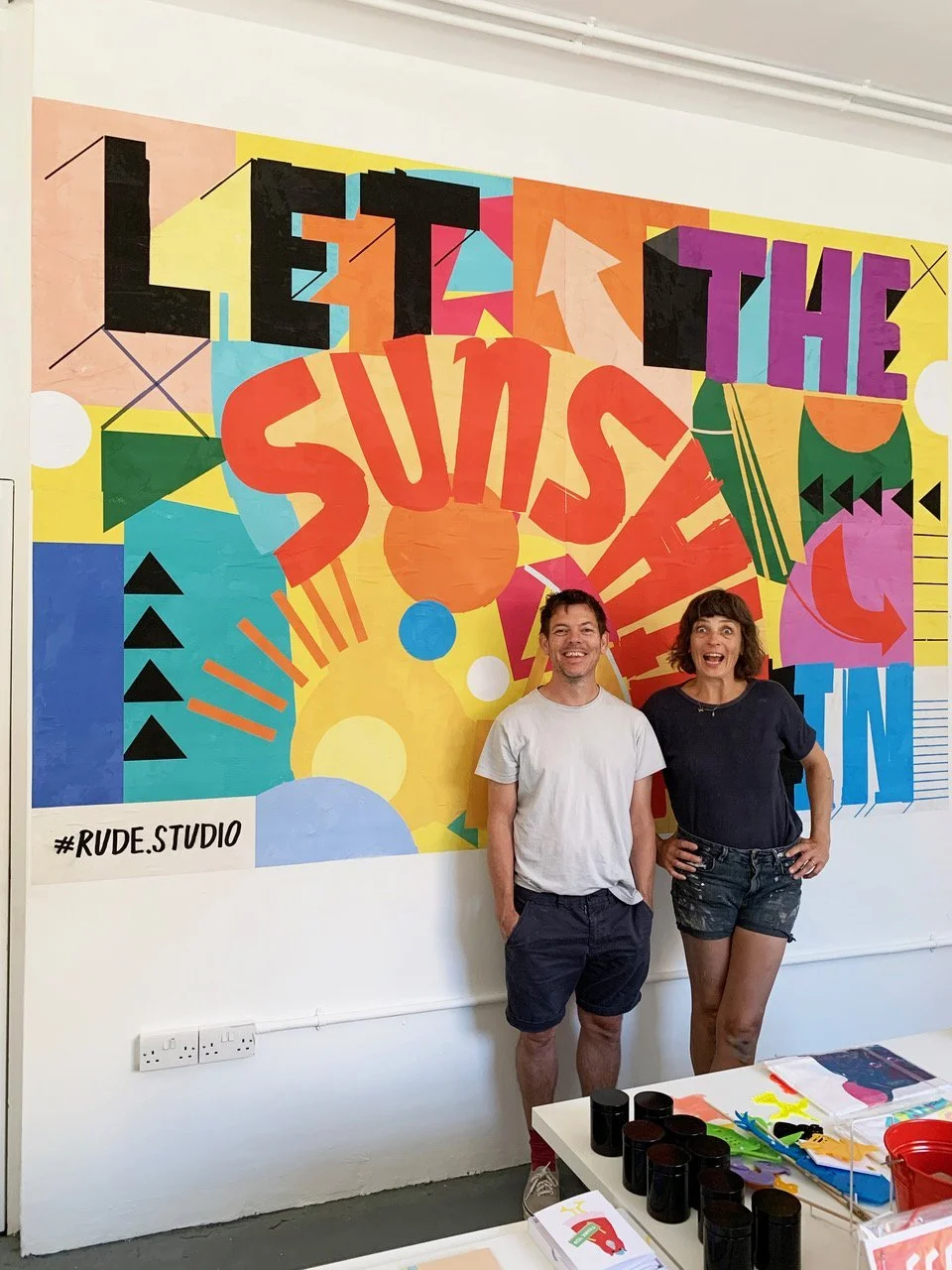 Creative Getaway with Guest Artists Abi &amp; Rupert aka RUDE  4th to 25th June 2025  