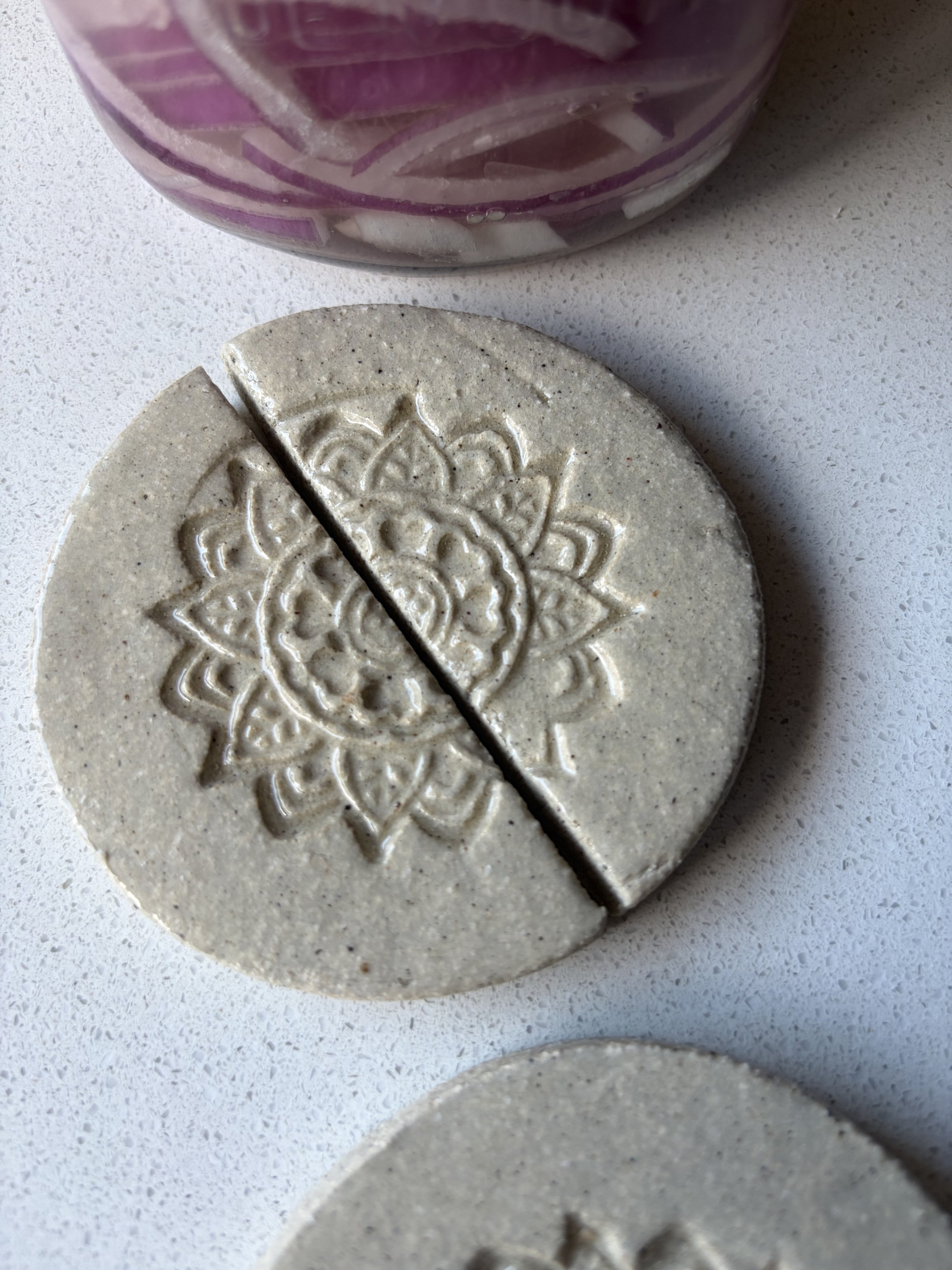 Handmade Clay Fermentation Weights (3 Pack)
