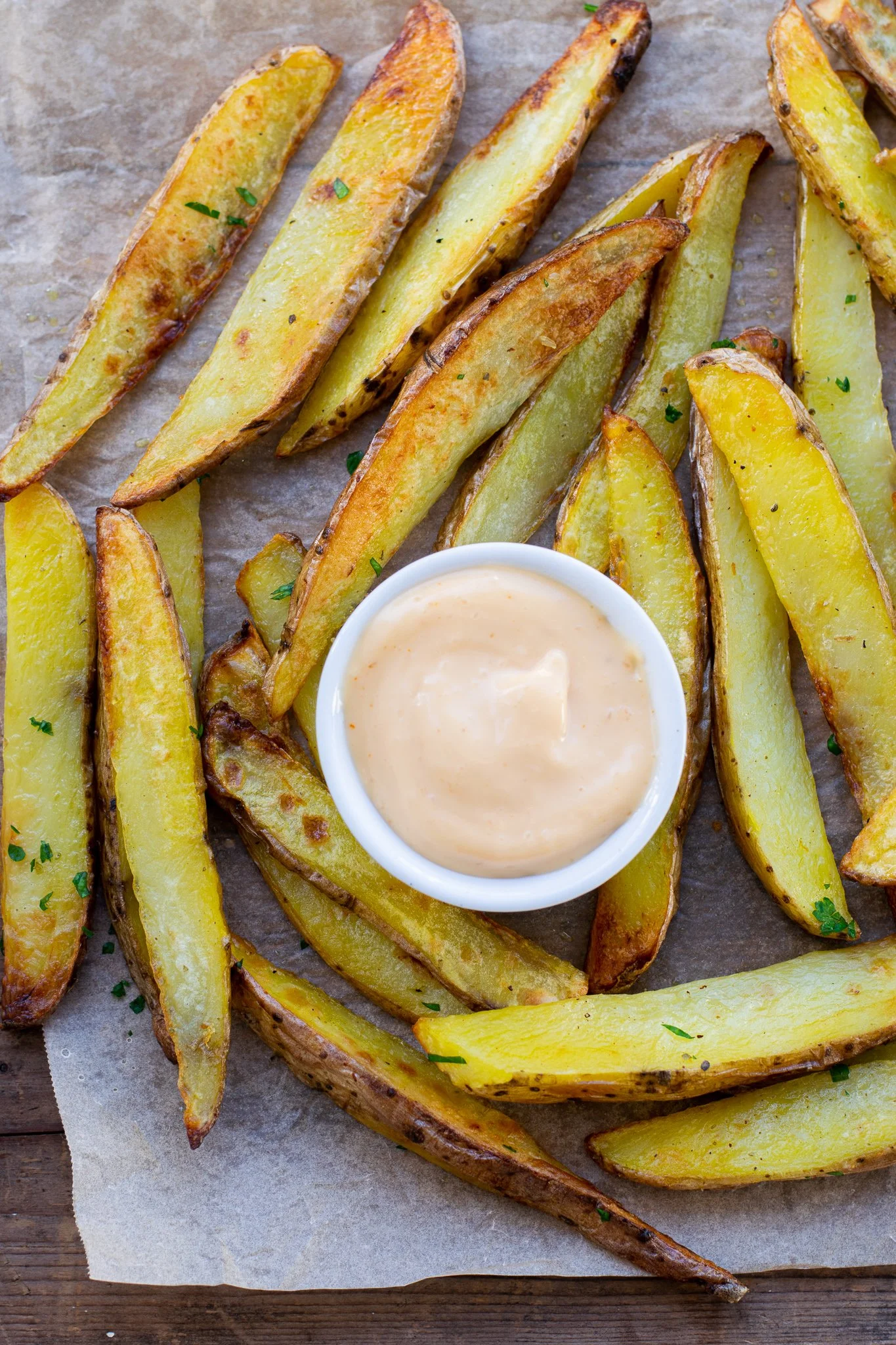 Healthy Homemade Hot Chips (Oven Baked)