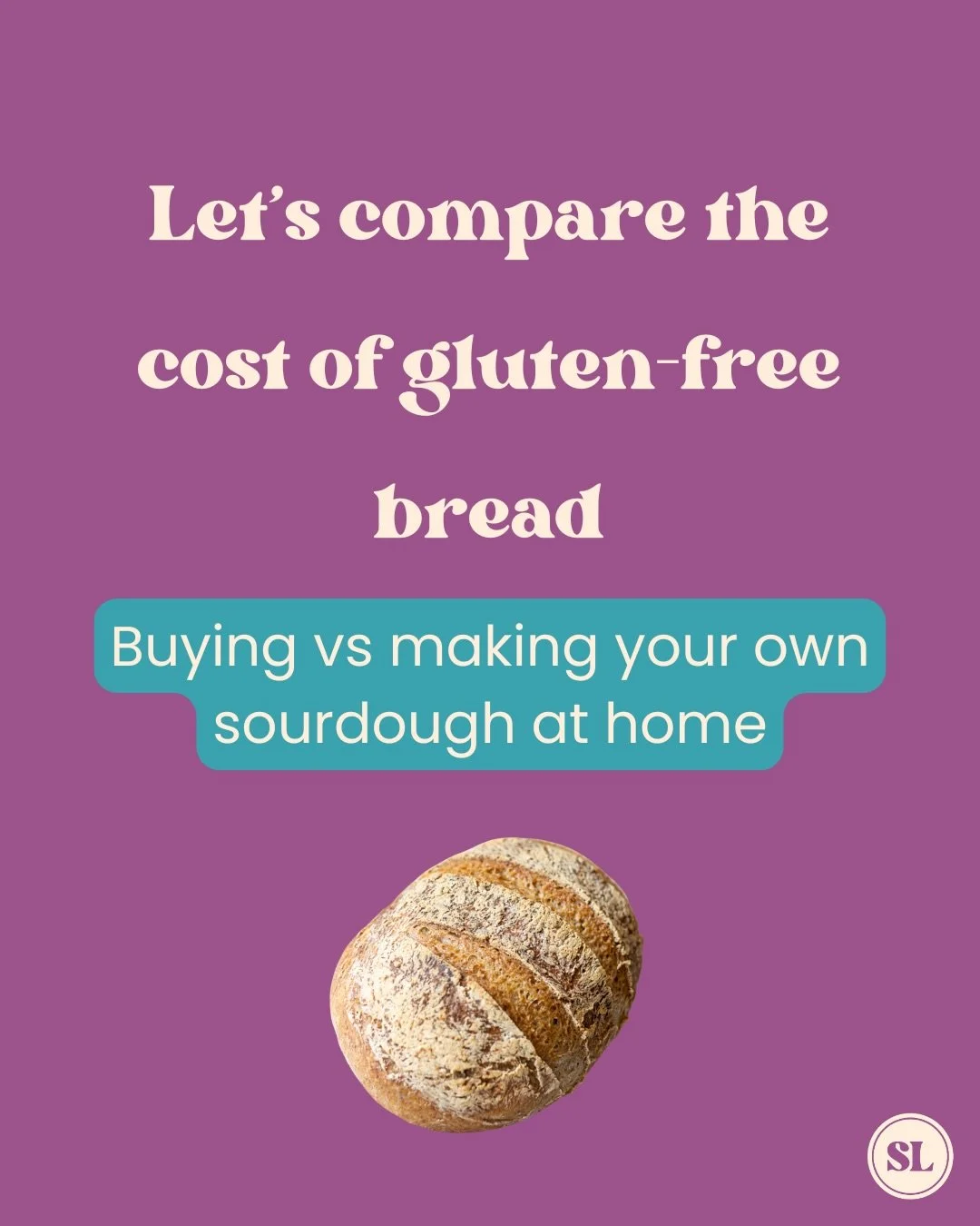 I recently sat down and compared the cost of some of the most common gluten-free breads &mdash; looking at the brands so many people are buying each week.
Here&rsquo;s what I found 👇

&bull; Standard GF loaves: $5&ndash;$9 Often come with a long ing