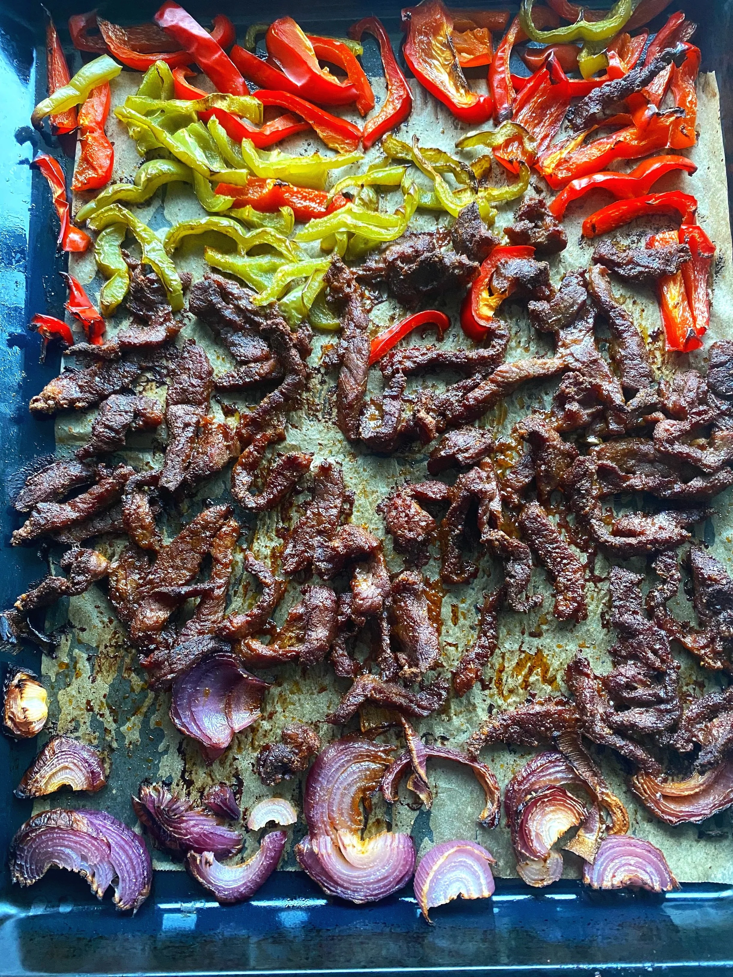 One Pan Beef Fajitas