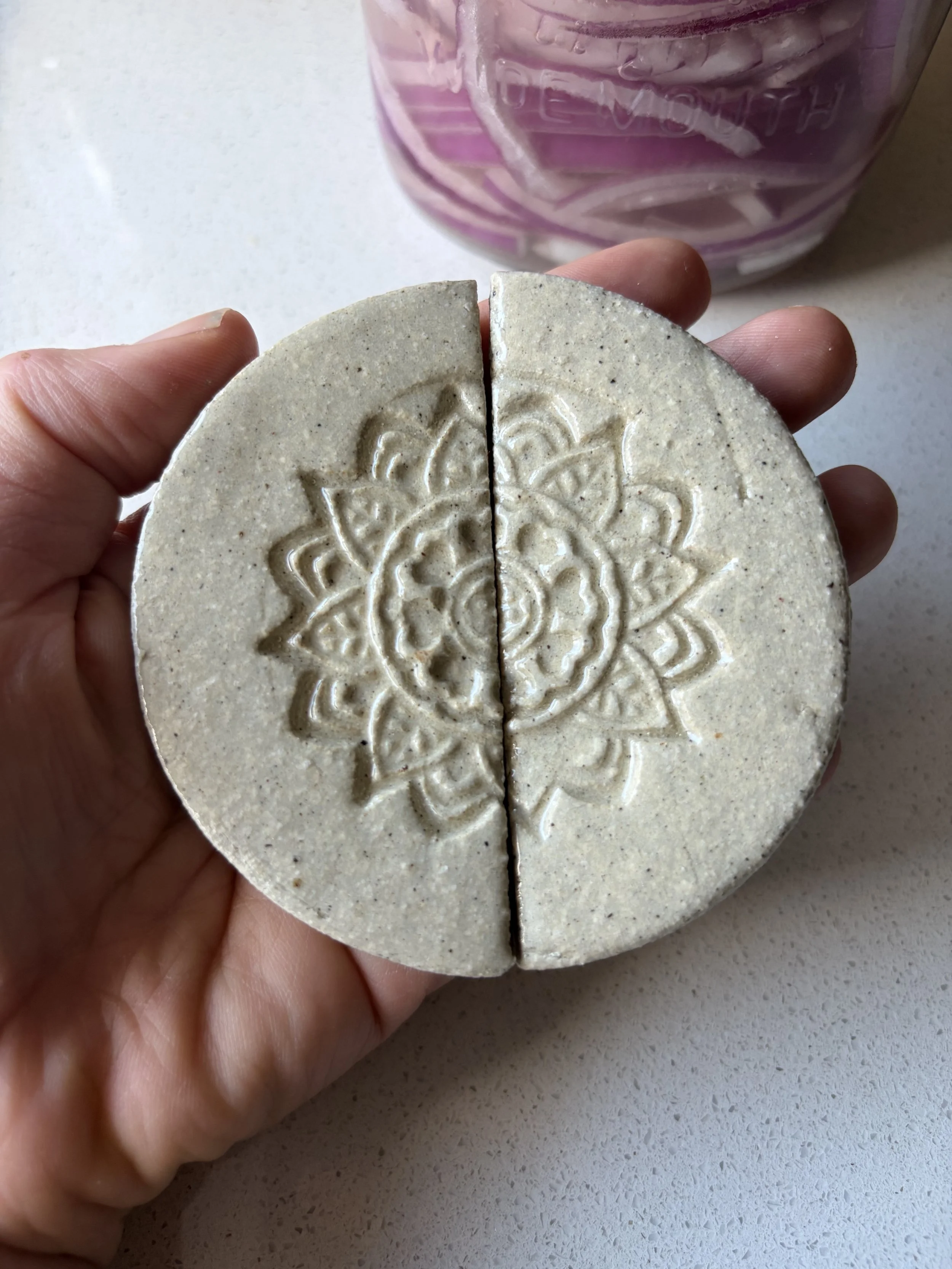 Handmade Clay Fermentation Weights