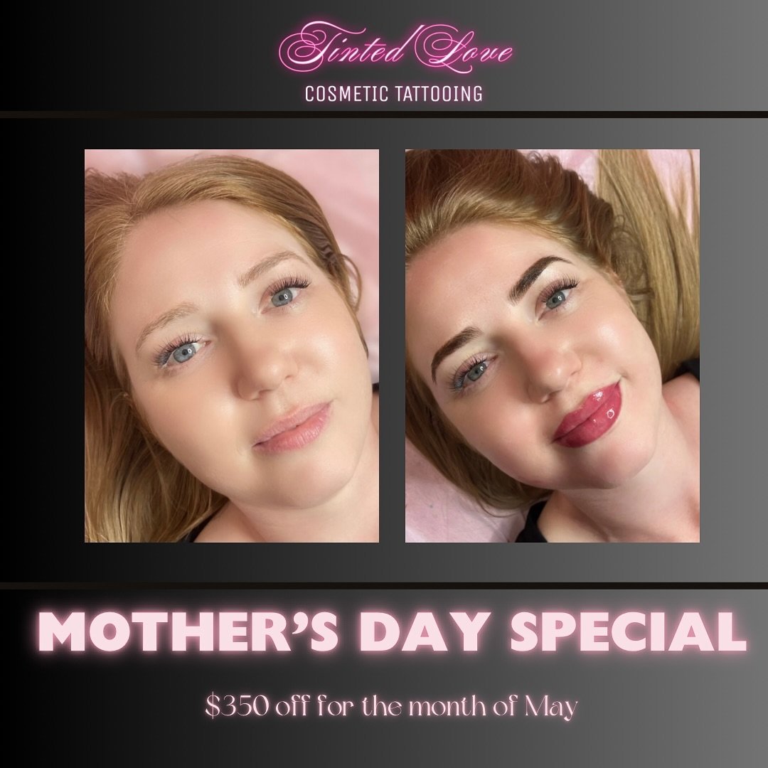 Mother&rsquo;s Day Promo ✨

Save $350 on my Lip + Brow Package!!

Only ever enhancing your natural beauty - wake up made up and never have to fill in those brows or apply lipstick again ✔️ 

PM for further details and let&rsquo;s create some magic 🥰
