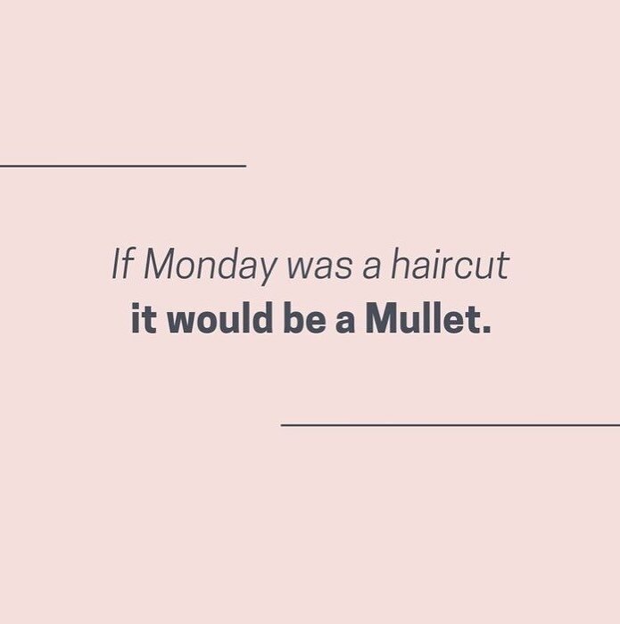 〠 BLUE MONDAY 〠
.
#startoftheweek #bluemonday #mondaymotivation #mullethair #hairdresser #vanrsl #vanrumbeke