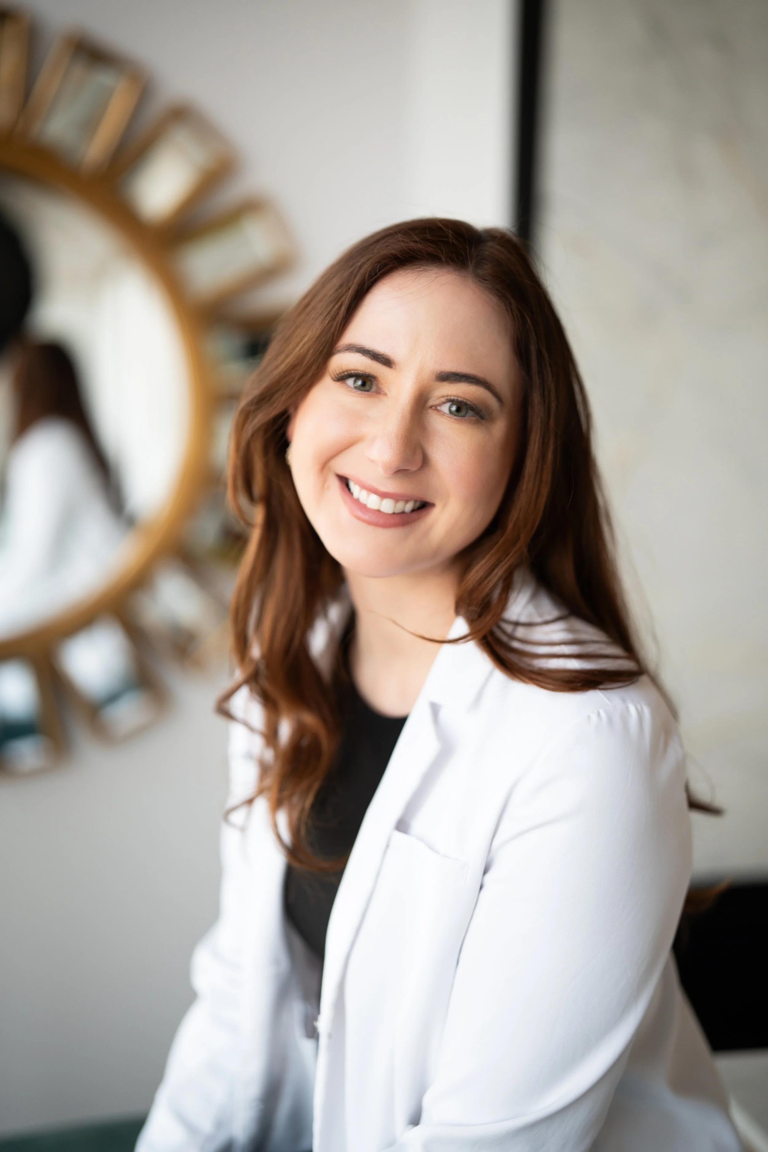 A Nurse Practitioner specializing in medical aesthetic treatments, including BOTOX Cosmetic, Dysport, wrinkle treatments, microneedling, Platelet-Rich Plasma, hyperhydrosis (excessive sweating), TMJ treatments, and more.