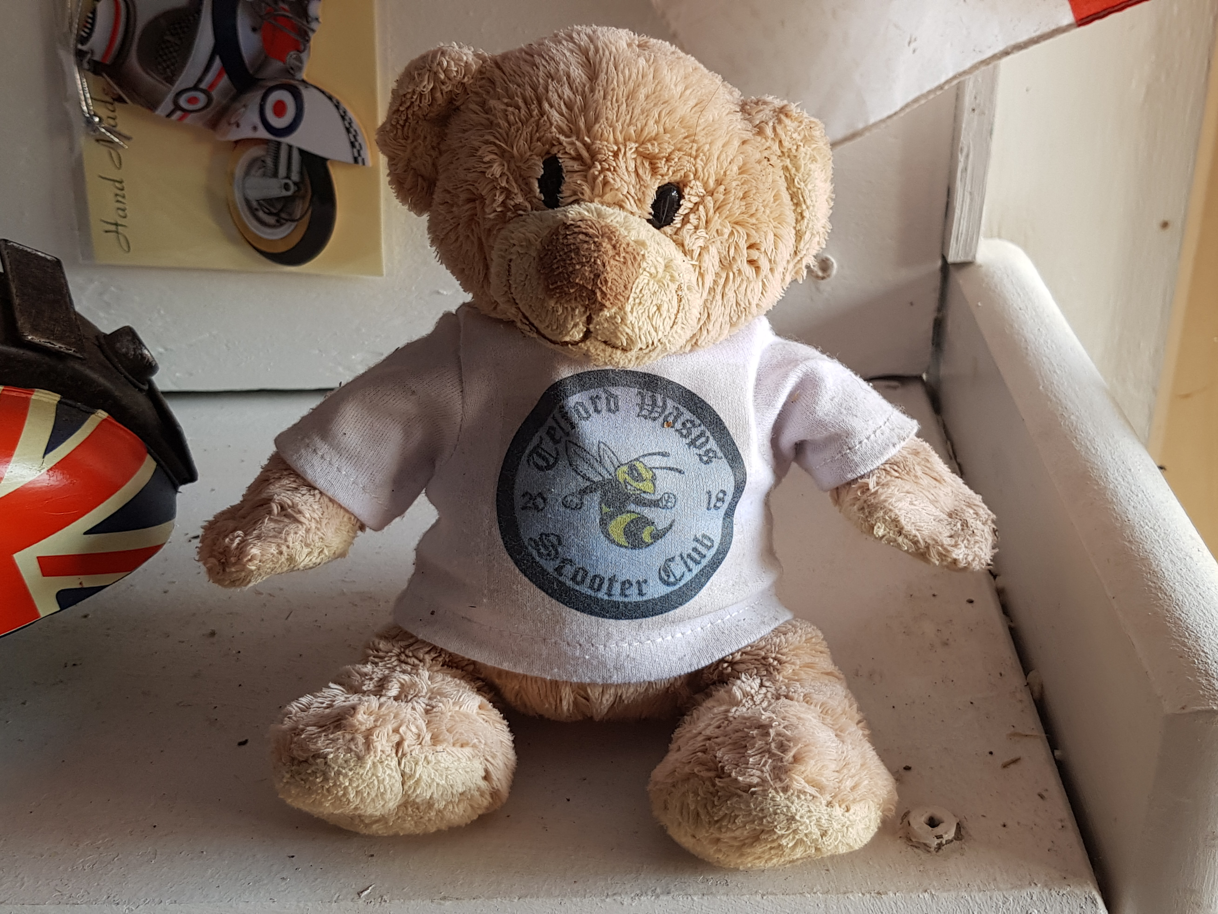 Telford Wasp Scooter Club teddy merchandise.